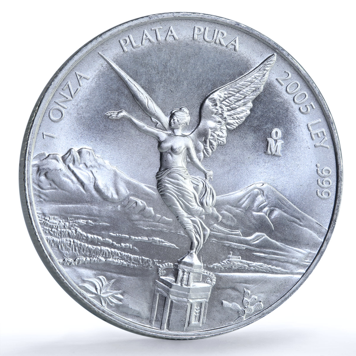 Mexico 1 onza Libertad Angel of Independence KM-639 Bullion silver coin 2005 Mexico 1 onza Libertad Angel of Independence KM-639 Bullion silver coin 2005