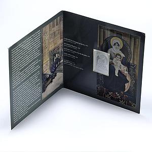 Armenia 100 dram Sureniants Madonna w/ Jesus KM-260 Art Painter silver coin 2010