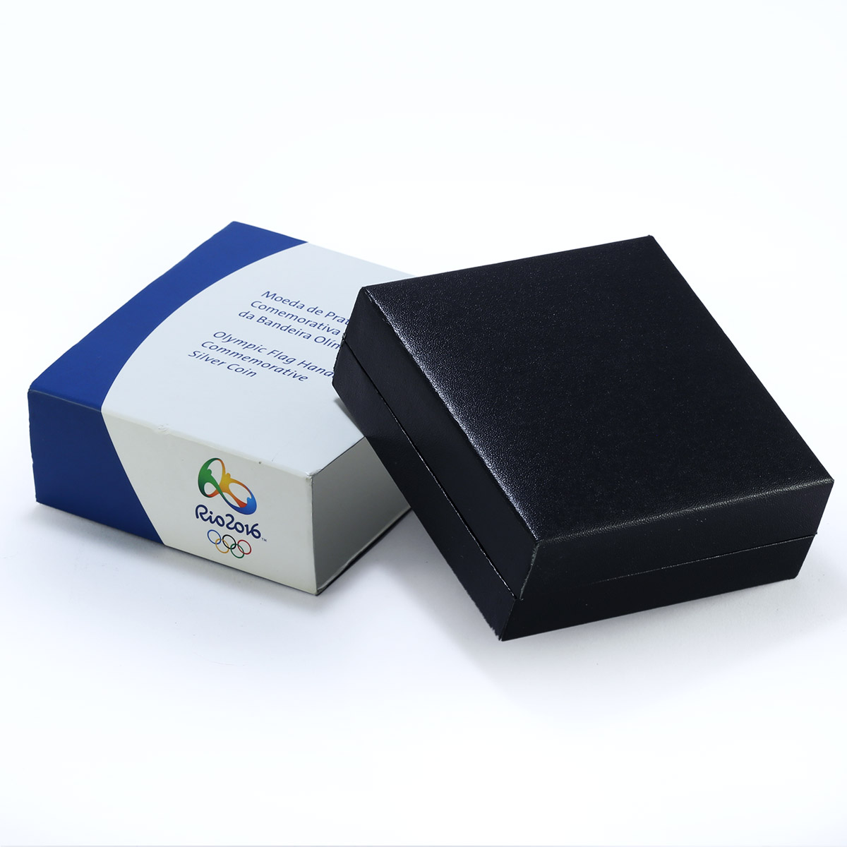 Brazil 5 reais Rio Olympics Flag Handover KM-680 Sports proof silver coin 2012