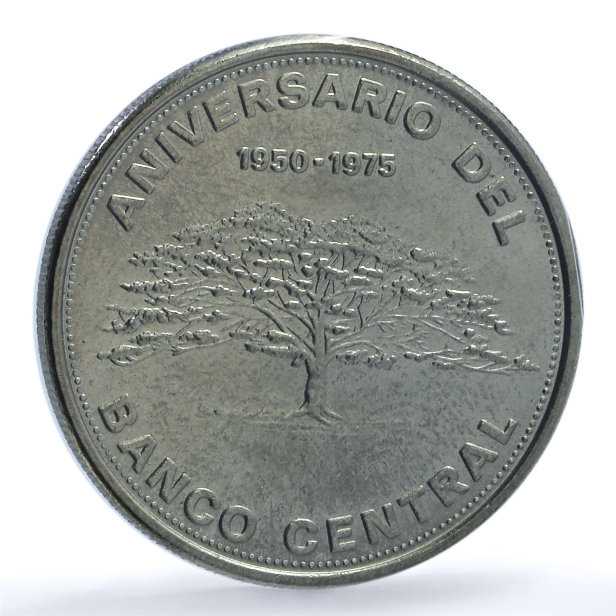 Costa Rica Various Set Central Bank KM-203 KM-204 KM-205 CuNi coins 1975