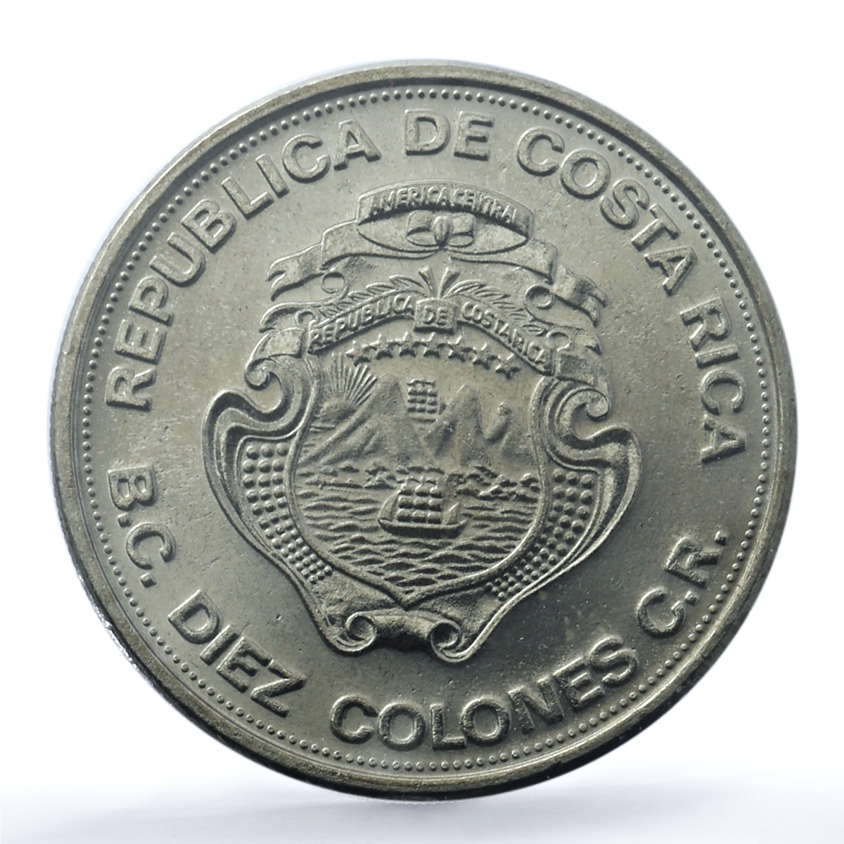 Costa Rica Various Set Central Bank KM-203 KM-204 KM-205 CuNi coins 1975