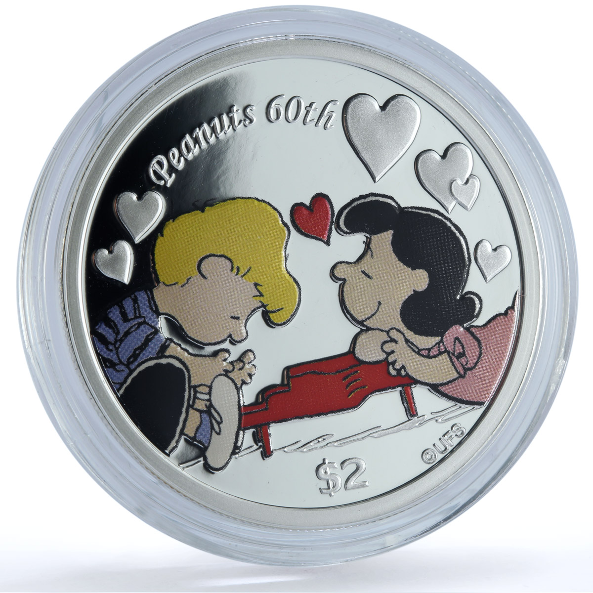 Niue 2 dollars x 3 Set Peanuts Snoopy Anniversary Cartoons Dog silver coins 2010