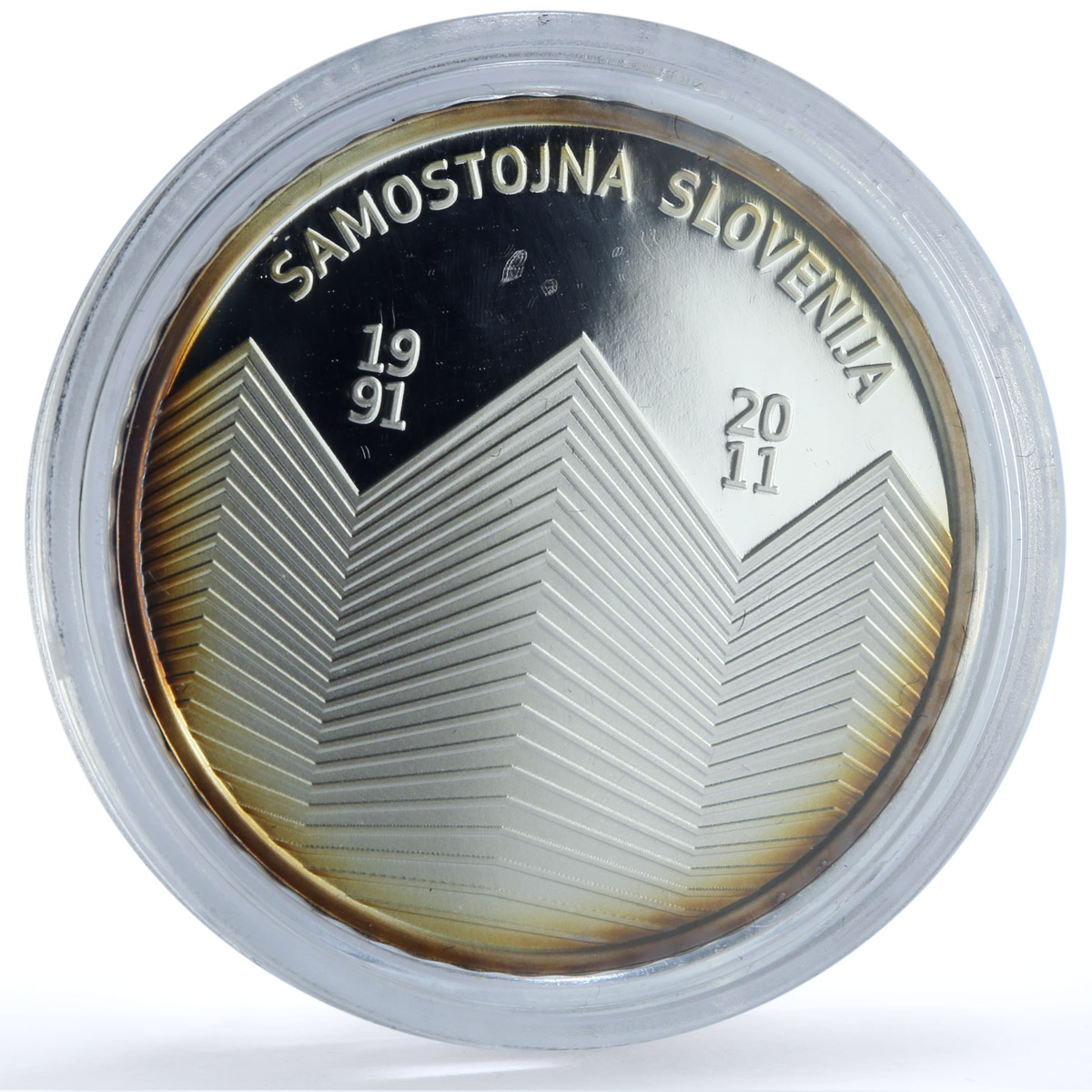 Slovenia 30 euros Independence KM-102 History Anniversary proof silver coin 2011