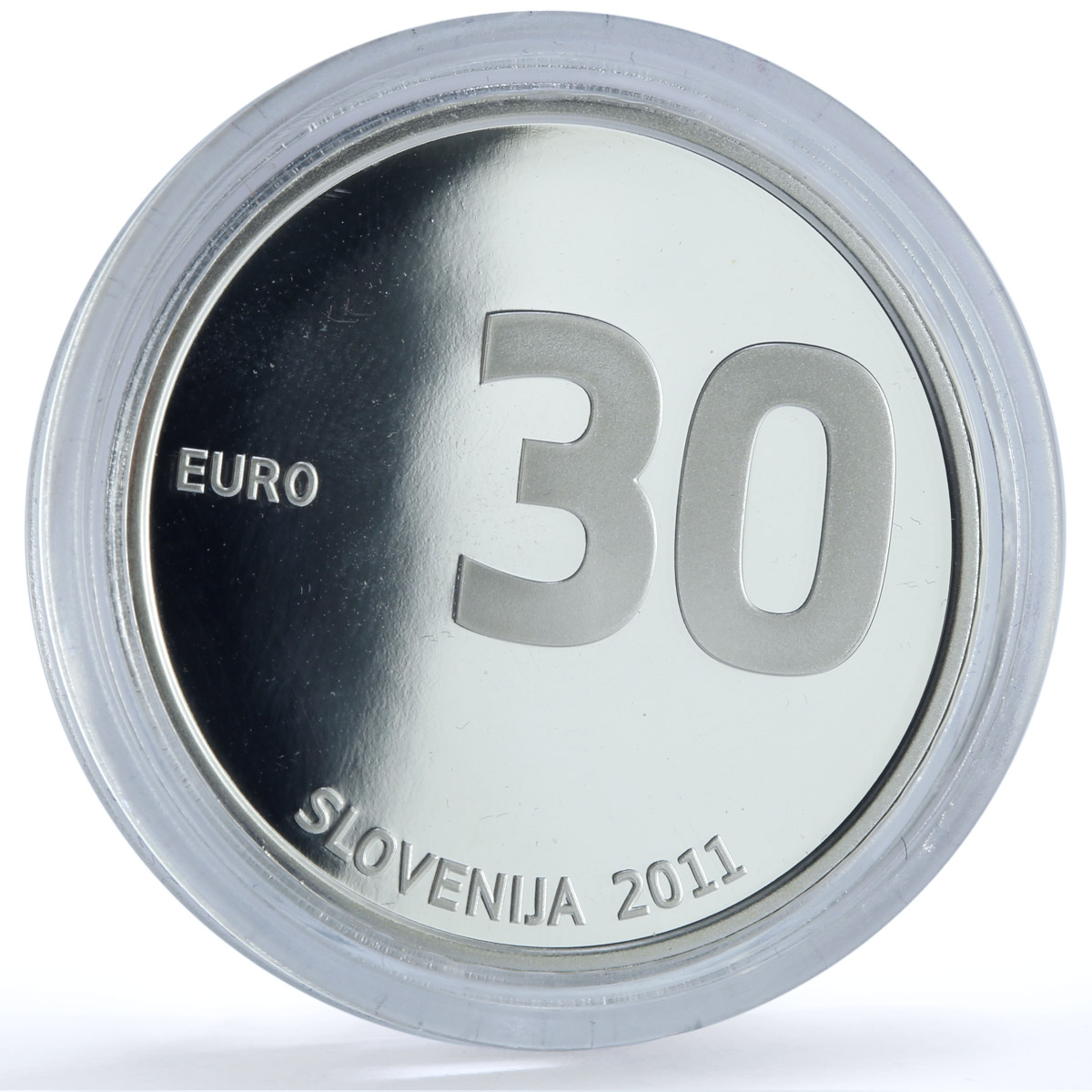 Slovenia 30 euros Independence KM-102 History Anniversary proof silver coin 2011