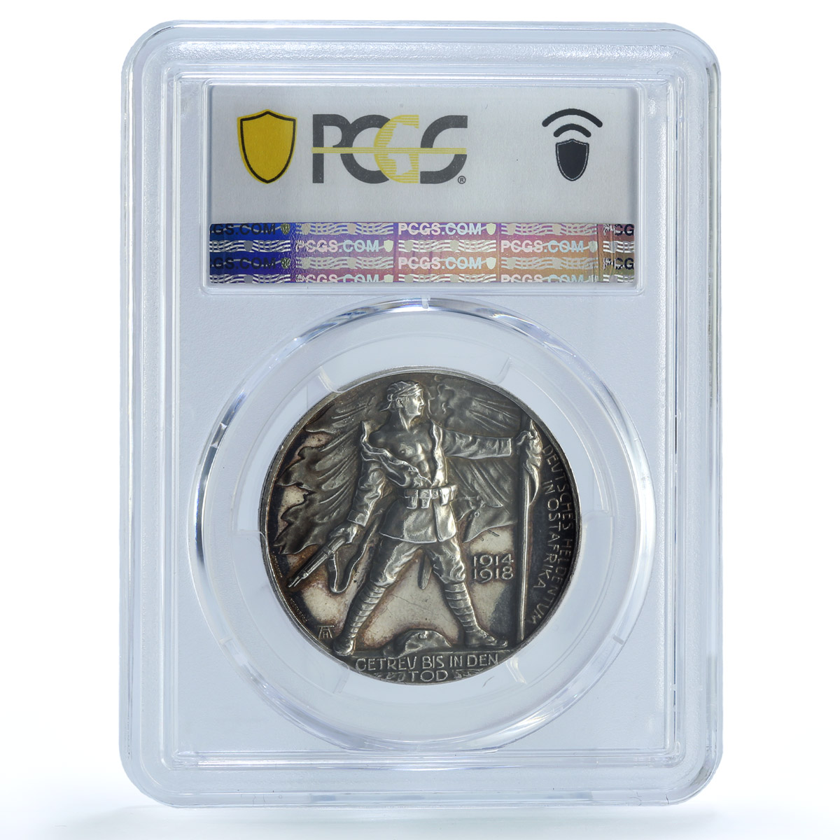 Germany Weimar East Africa Colonies Zetzmann-4161 SP 62 PCGS silver medal 1918