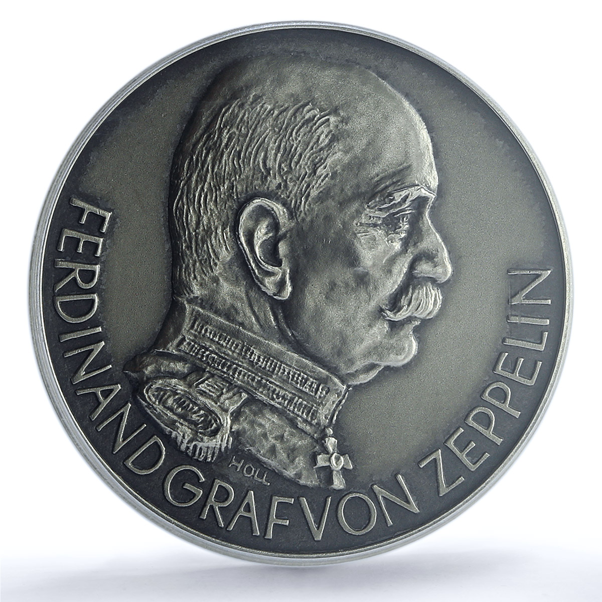 Germany Weimar Graf Zeppelin ZR III Kaiser-459 SP 63 PCGS silver medal 1924