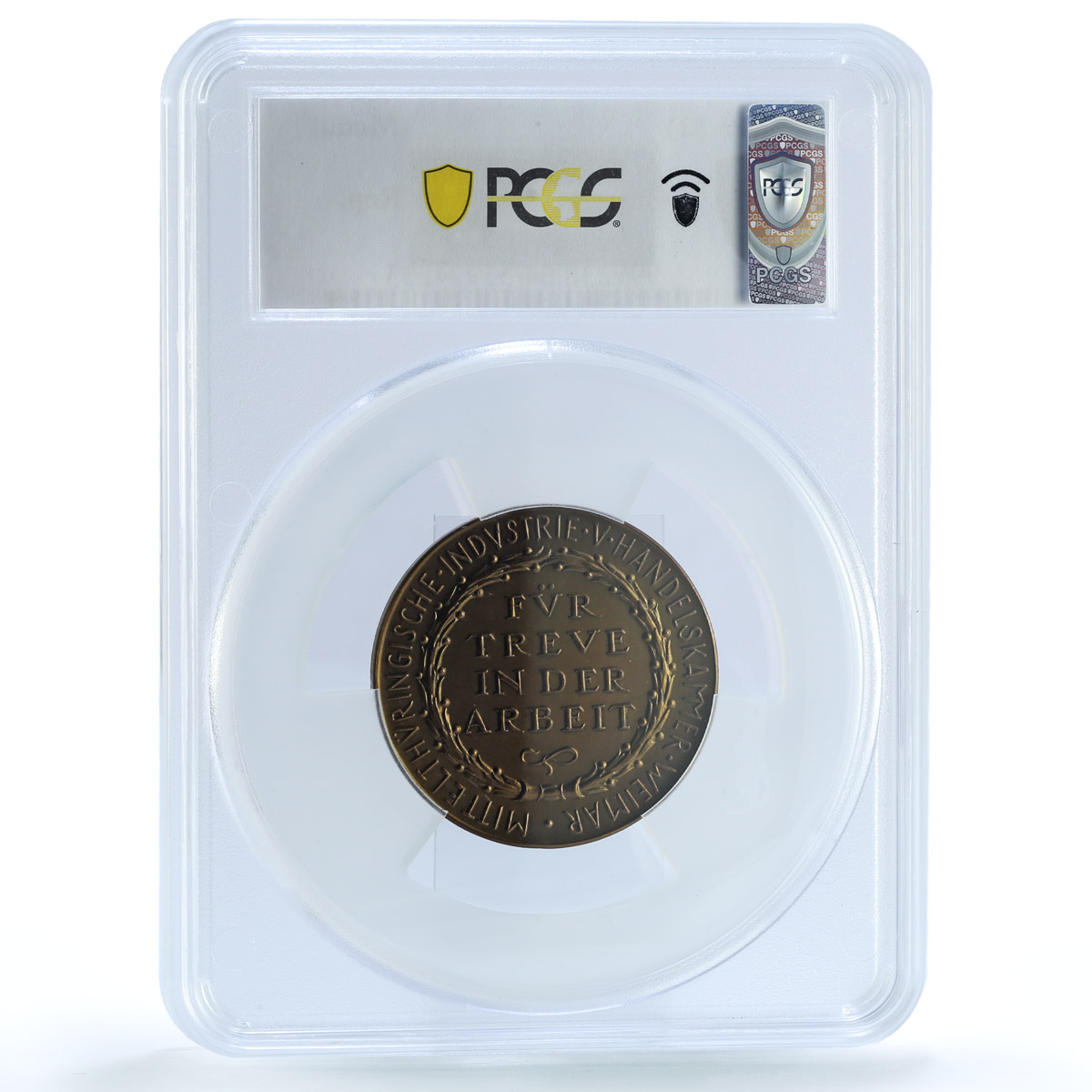 Germany Weimar Chamber Commerce Kienast-360 Castle MS 64 PCGS bronze medal ND