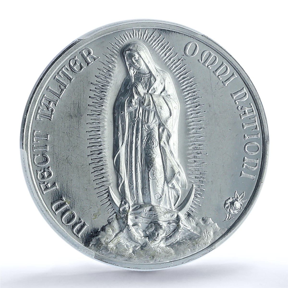 Mexico Basilica De Guadalupe Complex Grove-P-202b SP 64 PCGS aluminum medal 1952