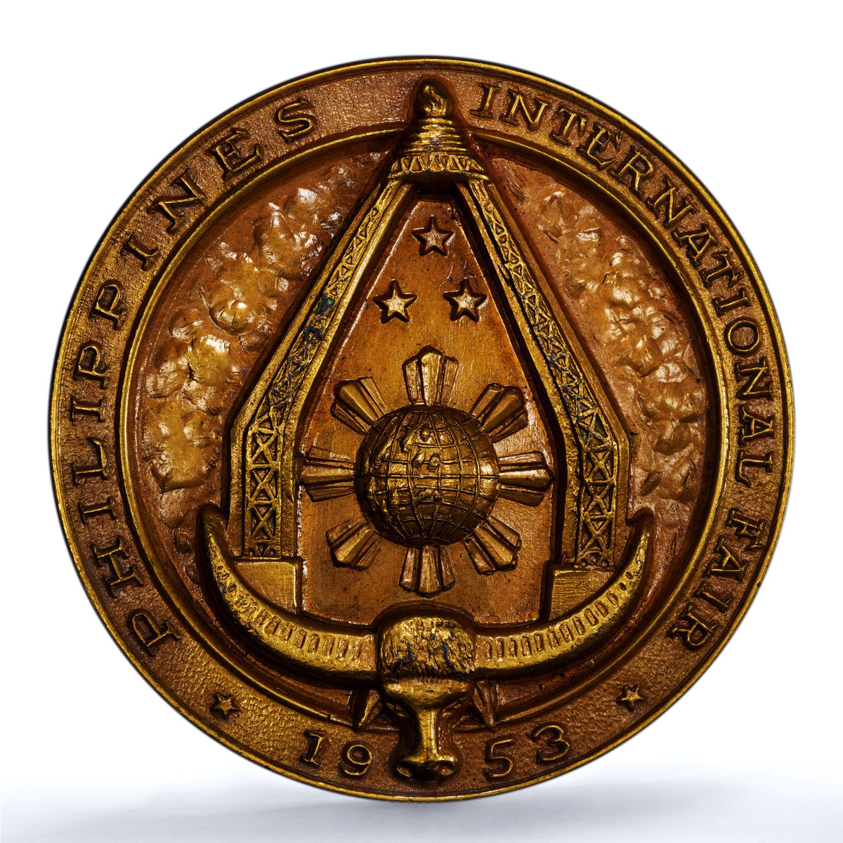 Philippines International Fair Expo Honeycutt-441 MS 63 PCGS bronze medal 1953