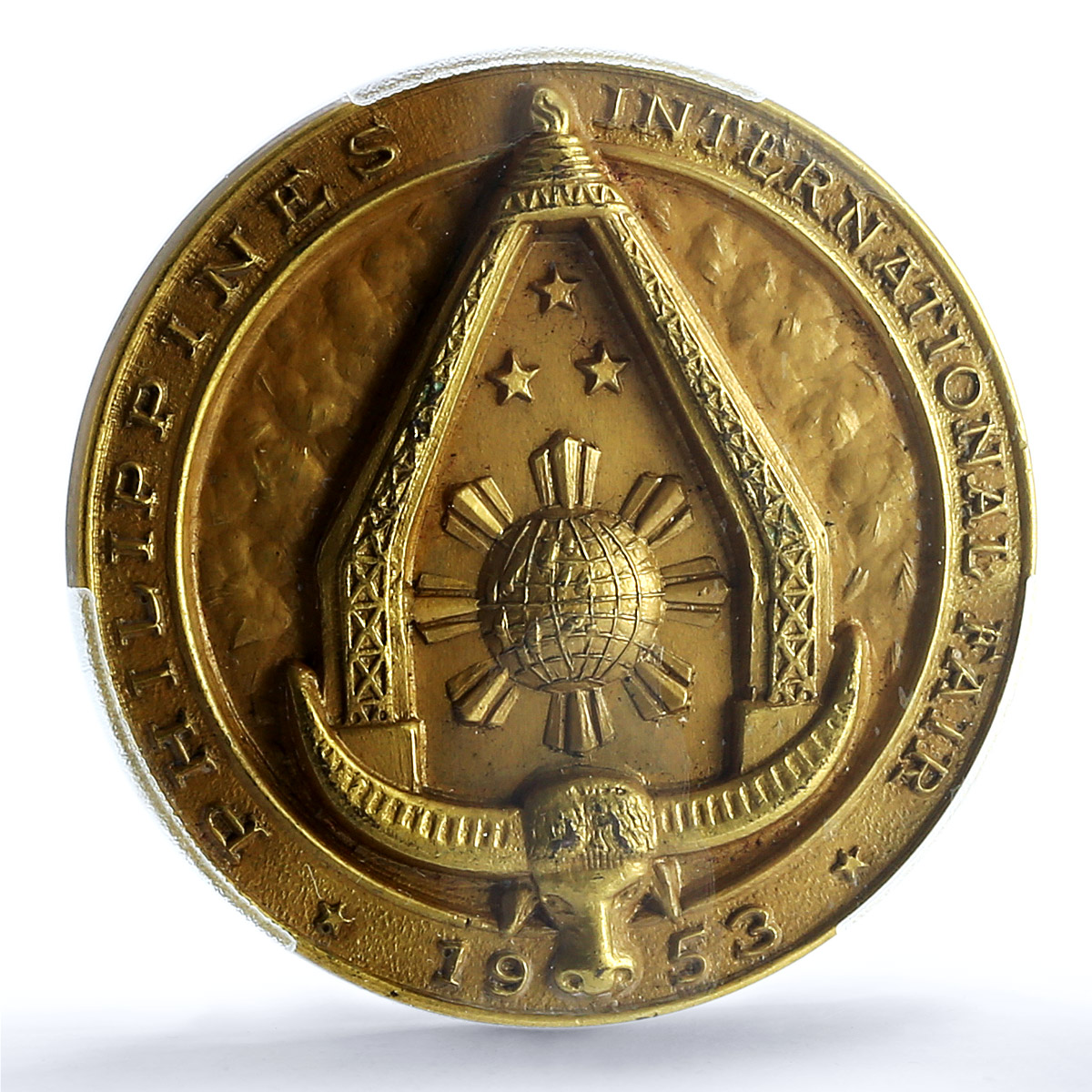 Philippines International Fair Expo Honeycutt-441 MS 63 PCGS bronze medal 1953