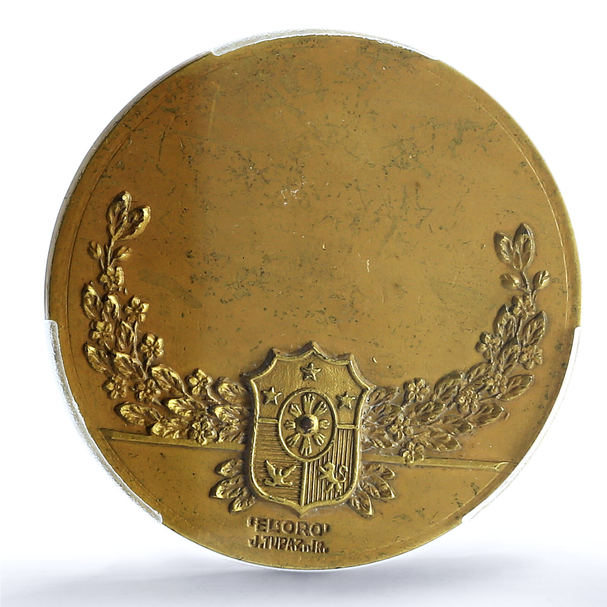 Philippines International Fair Expo Honeycutt-441 MS 63 PCGS bronze medal 1953