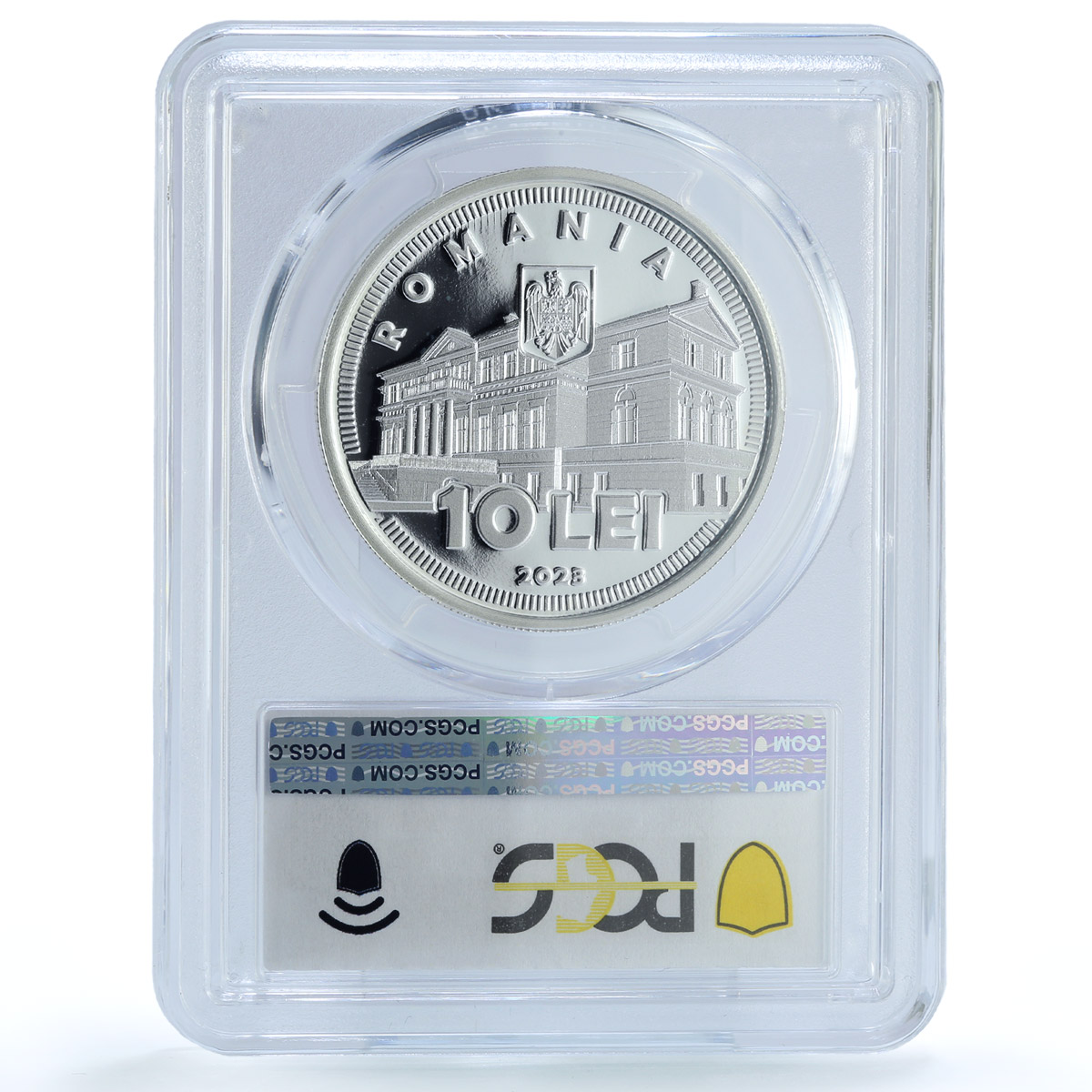 Romania 10 lei Queen Ana 100th Anniversary Politics PR 68 PCGS silver coin 2023