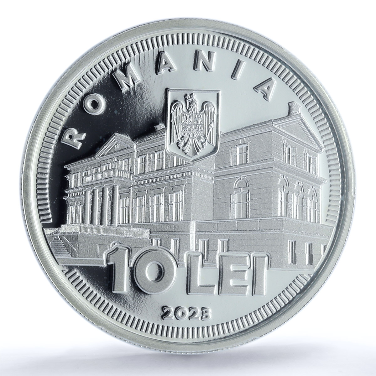 Romania 10 lei Queen Ana 100th Anniversary Politics PR 68 PCGS silver coin 2023
