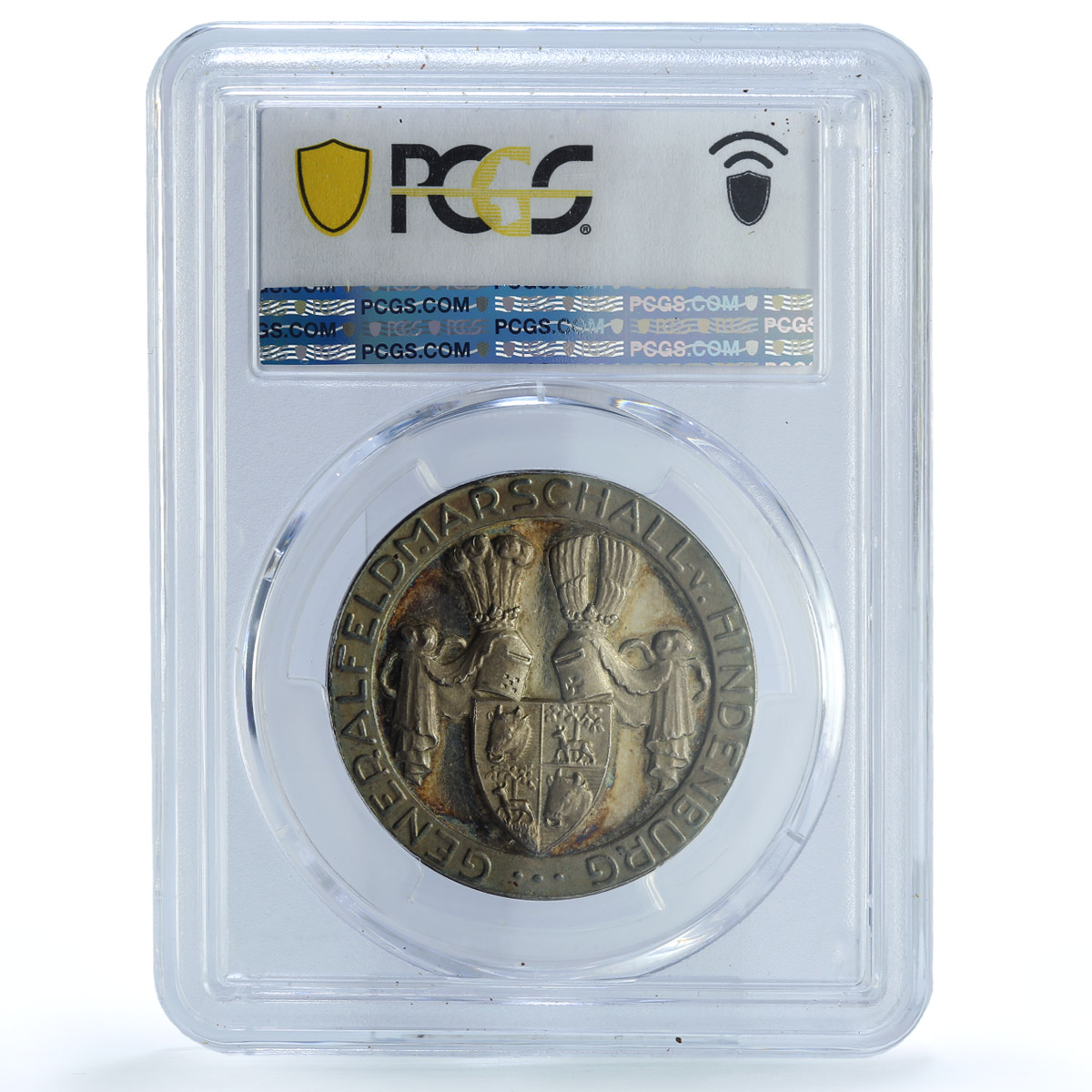 Germany Empire Hindenburg Zetzmann-6010 Politics SP 62 PCGS silver medal 1914