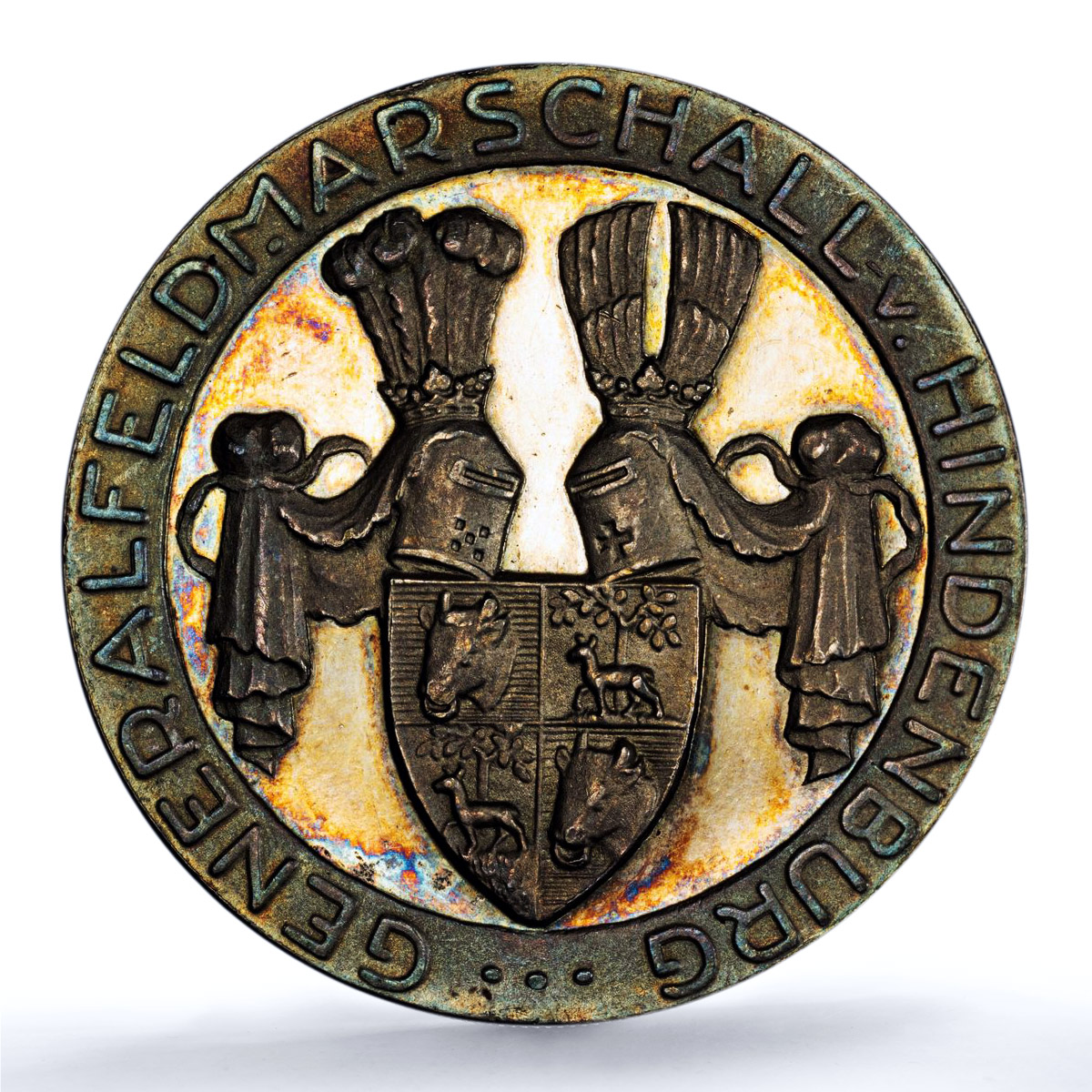 Germany Empire Hindenburg Zetzmann-6010 Politics SP 62 PCGS silver medal 1914