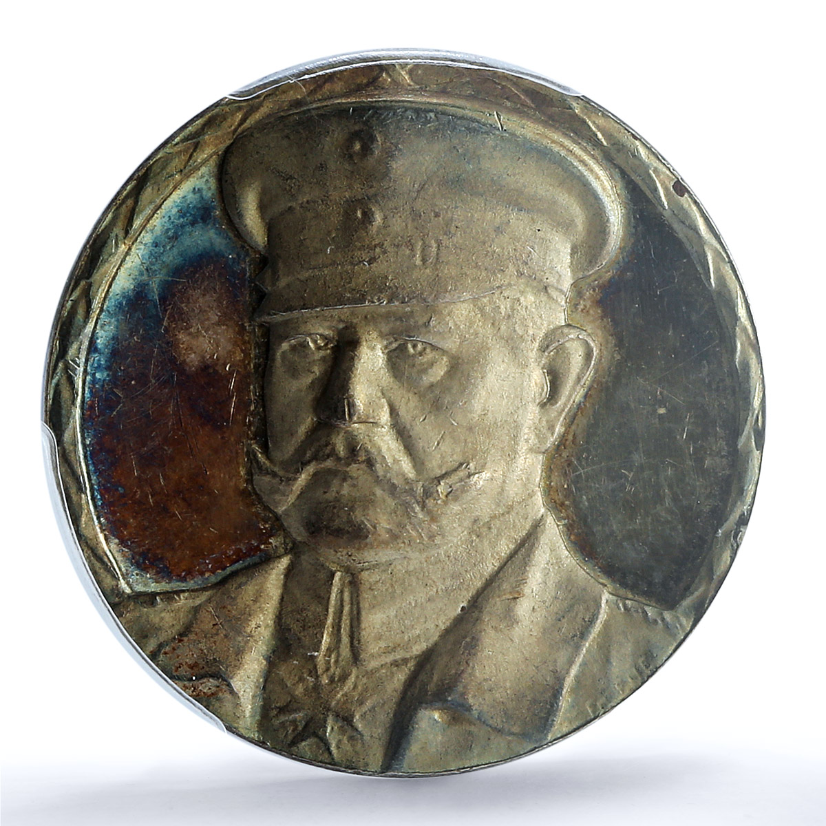 Germany Empire Hindenburg Zetzmann-6010 Politics SP 62 PCGS silver medal 1914