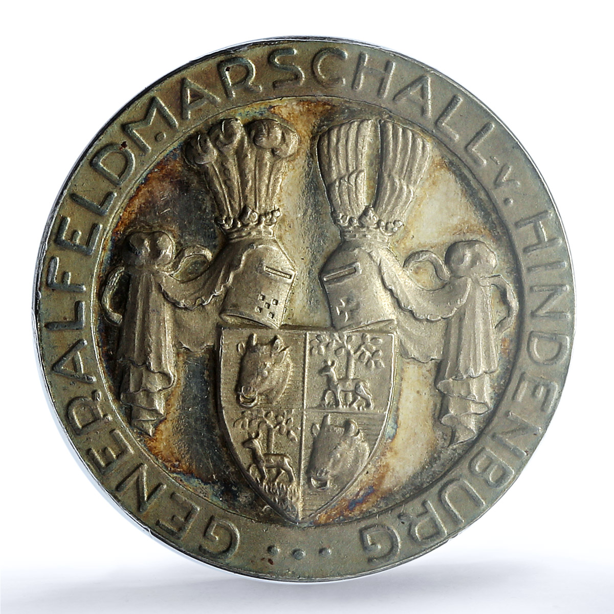 Germany Empire Hindenburg Zetzmann-6010 Politics SP 62 PCGS silver medal 1914