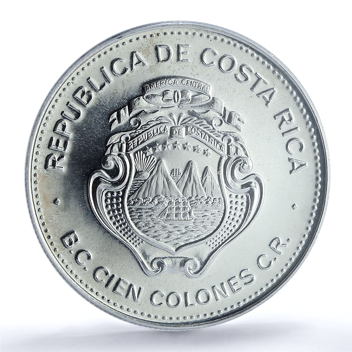 Costa Rica 100 colones Year of the Child KM-206 Bird MS 66 PCGS silver coin 1979 Costa Rica 100 colones Year of the Child KM-206 Bird MS 66 PCGS silver coin 1979