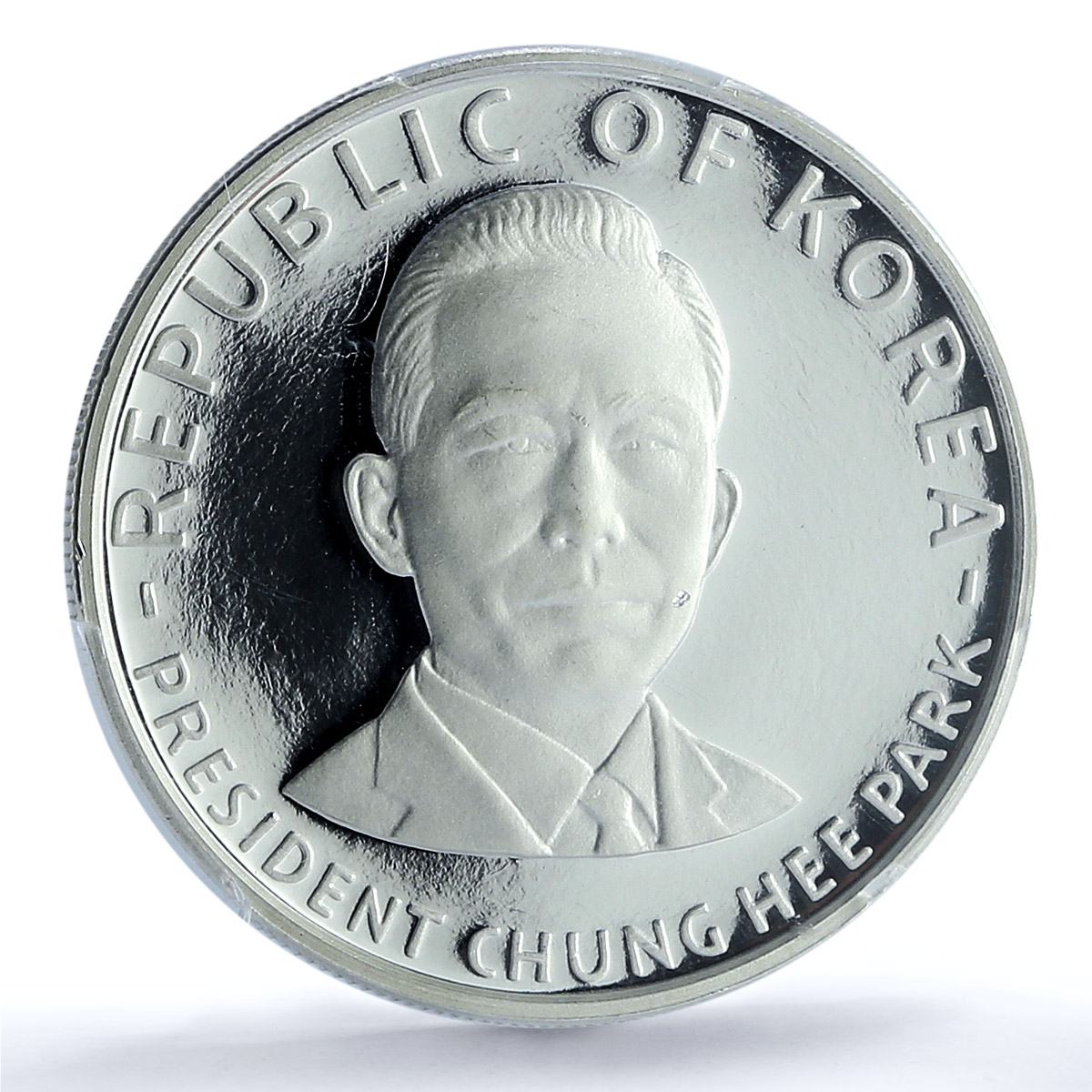 Korea South 250 won Chung Hee Park KM-11 Politics PR 69 PCGS silver coin 1970