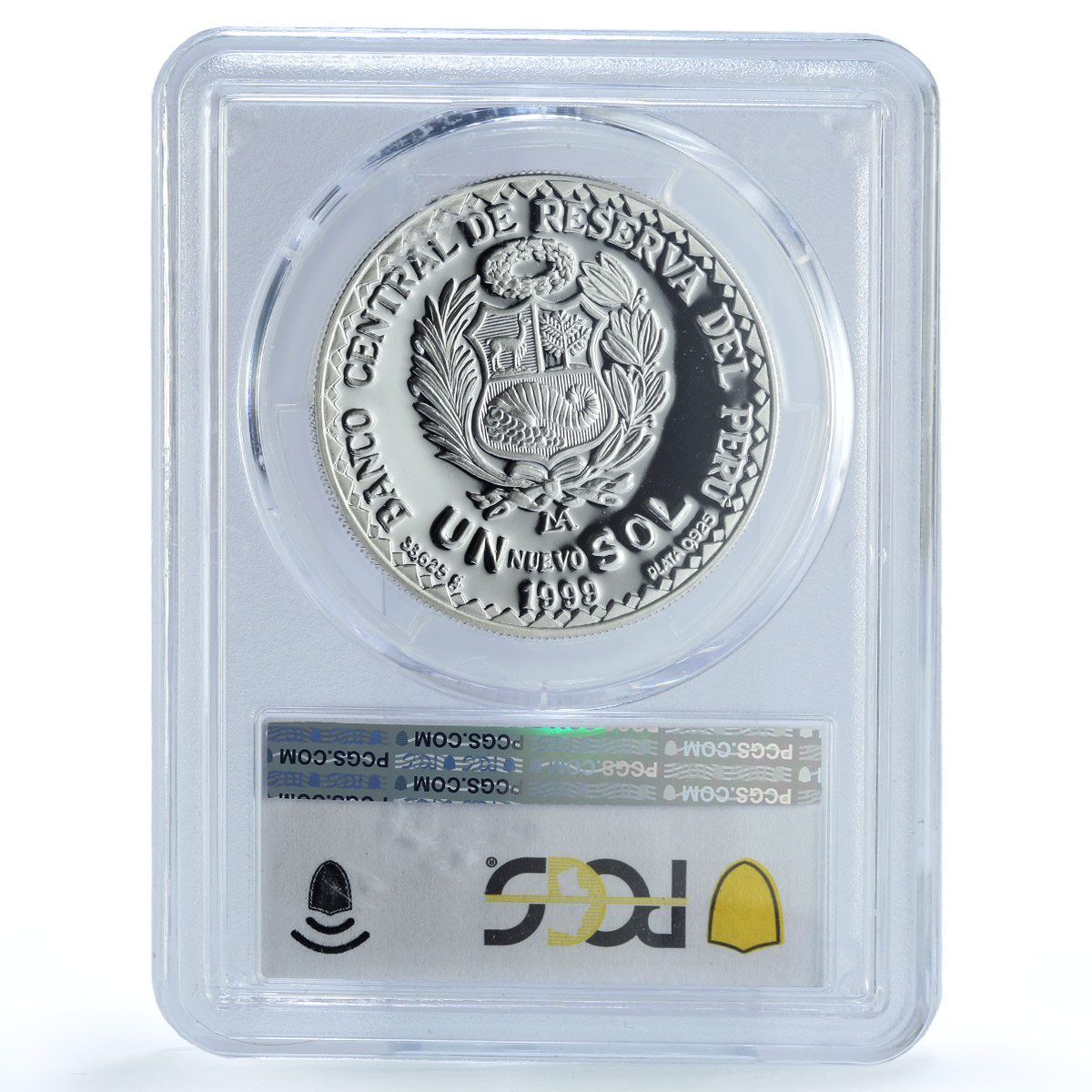 Peru 1 sol Japanese Immigration KM-322 Anniversary PR 67 PCGS silver coin 1999
