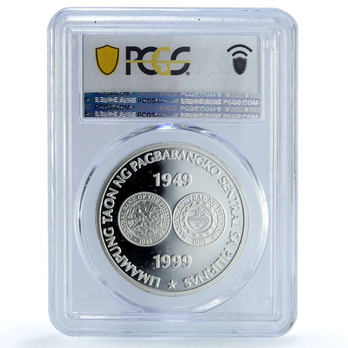 Philippines 500 piso Central Bank KM-275 Building PR 67 PCGS silver coin 1999