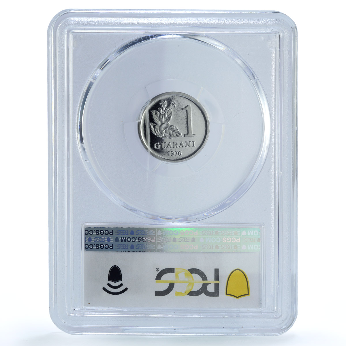 Paraguay 1 guarani Republic Coinage Soldier KM-151 PR69 PCGS NiSteel coin 1976