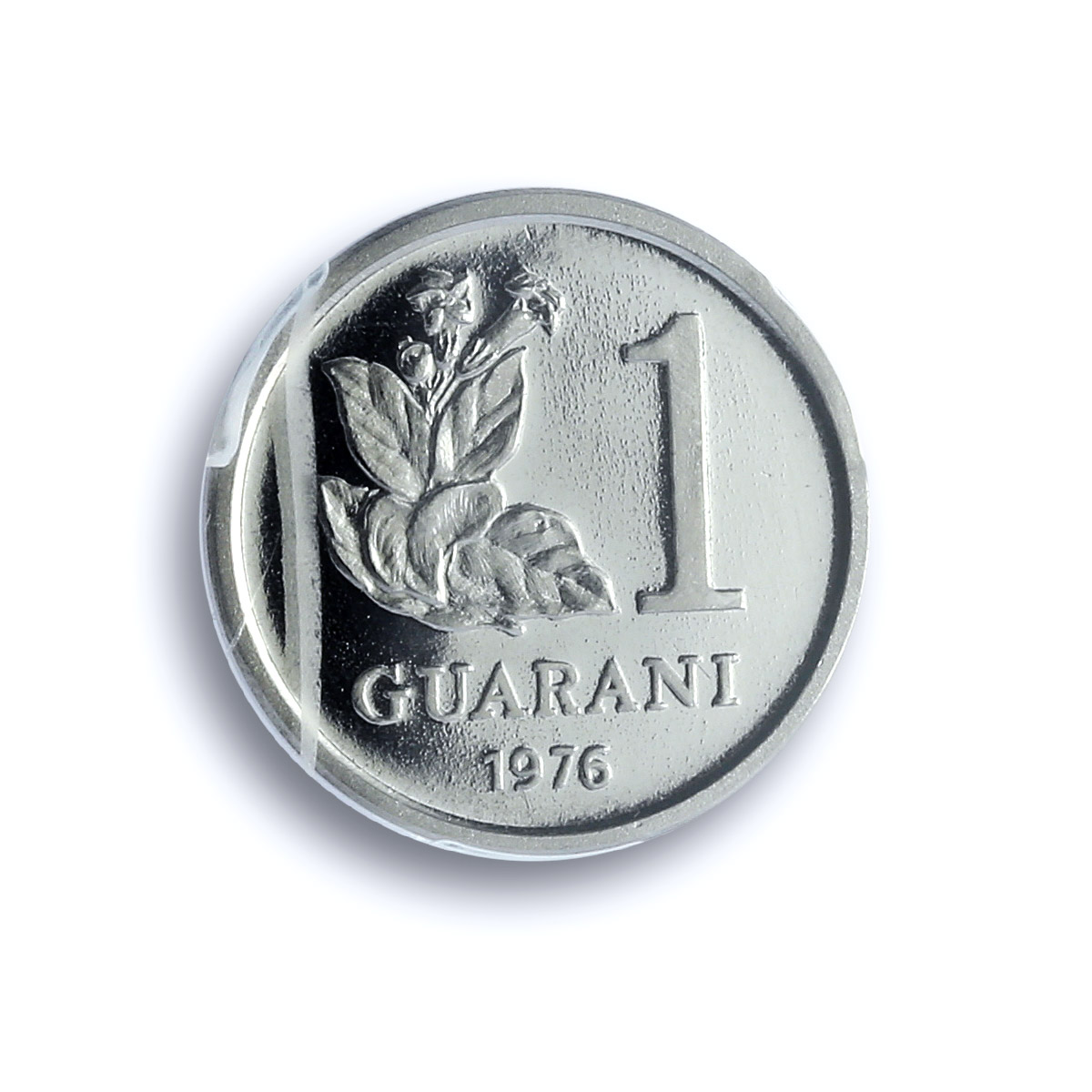 Paraguay 1 guarani Republic Coinage Soldier KM-151 PR69 PCGS NiSteel coin 1976