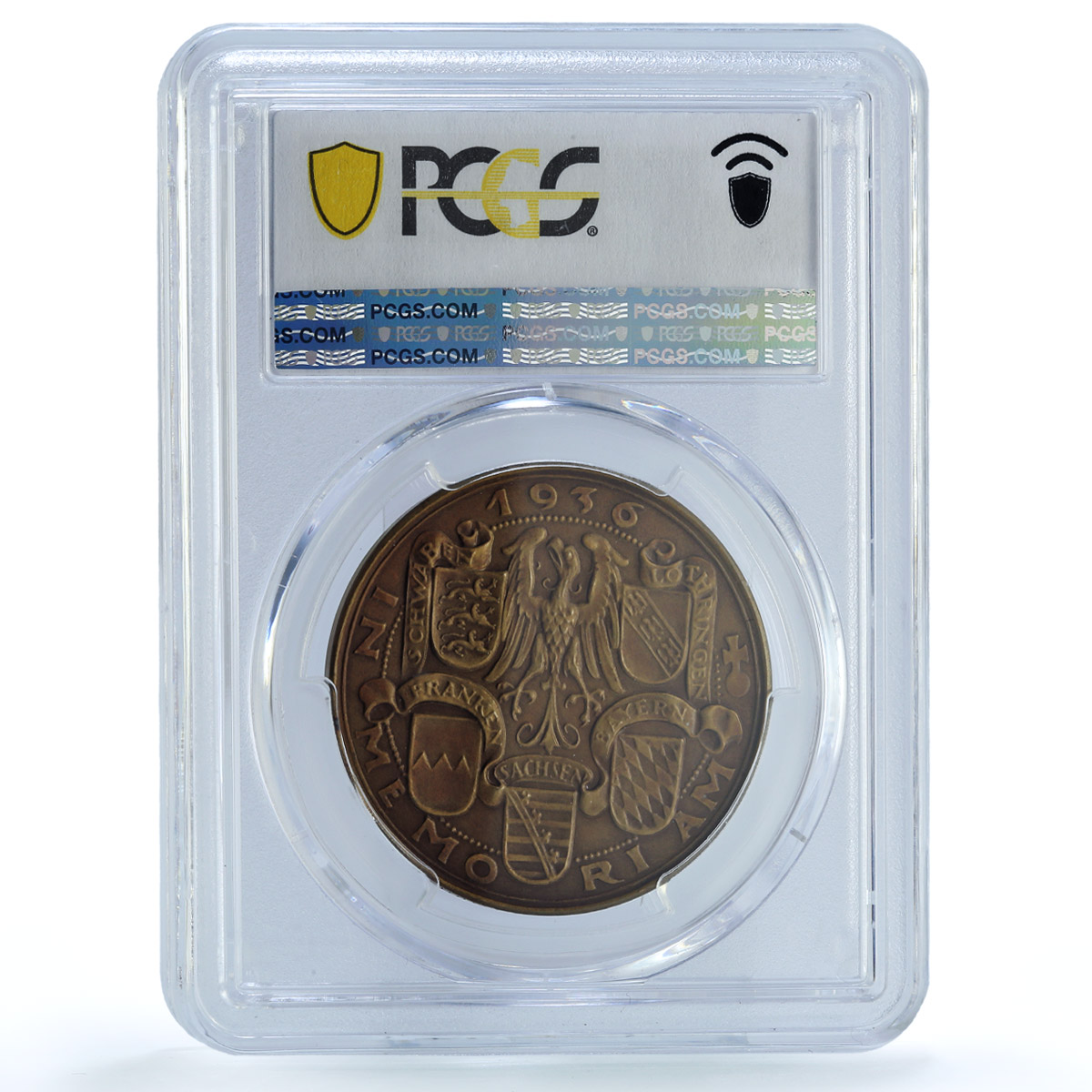 Germany Third Reich Heinrich Vogler Kienast-522 SP 64 PCGS copper medal 1936