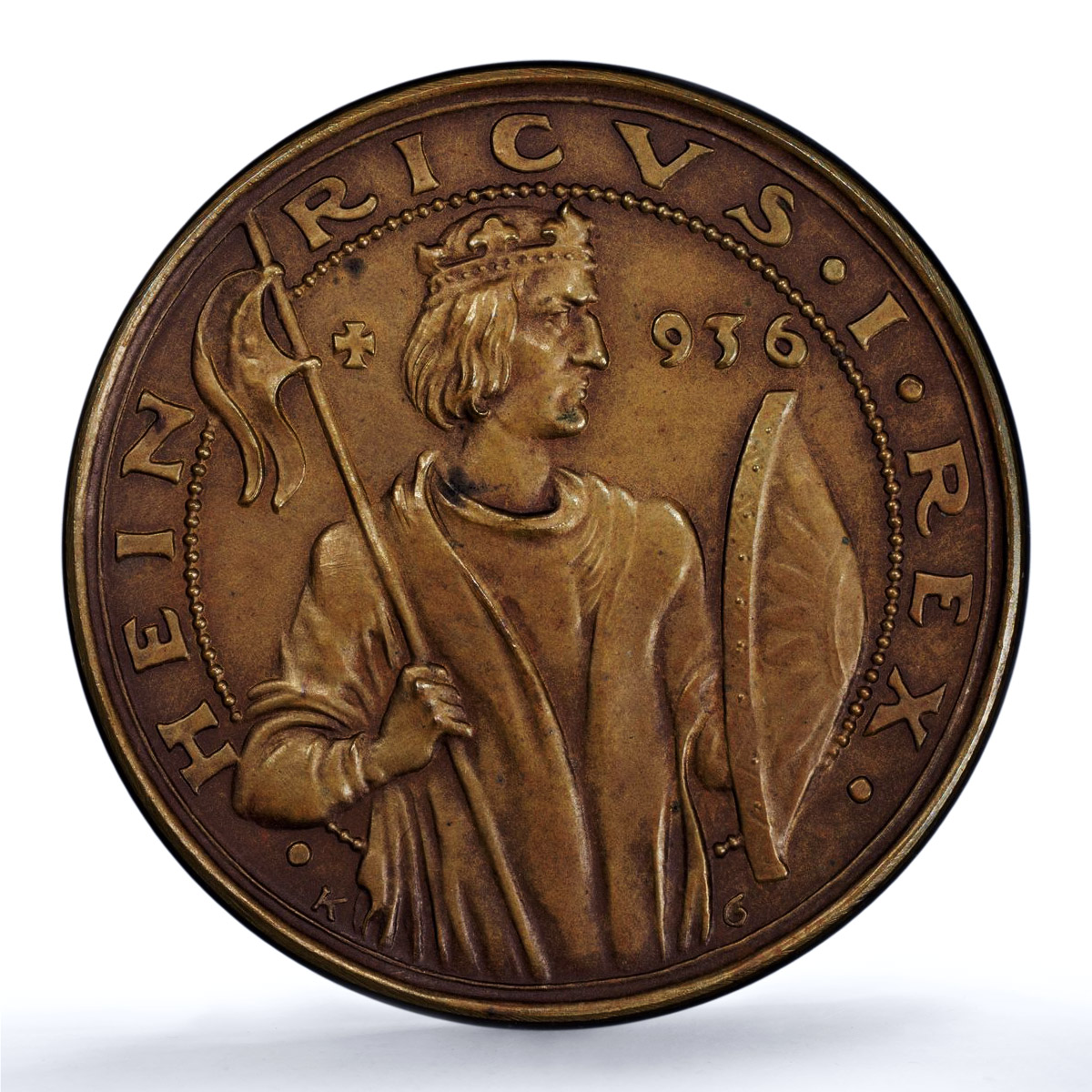 Germany Third Reich Heinrich Vogler Kienast-522 SP 64 PCGS copper medal 1936