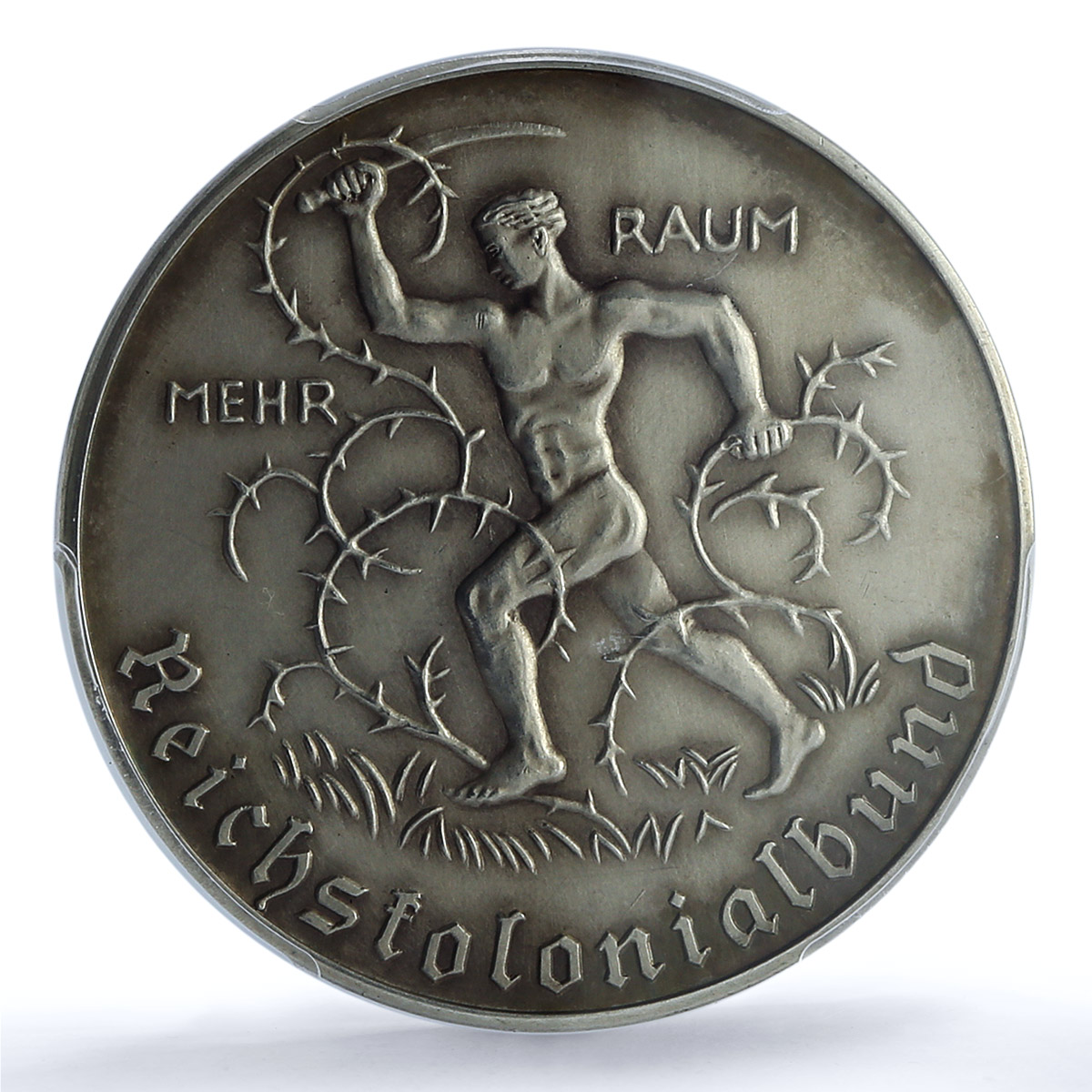 Germany Third Reich Reichskolonialbund Groenegress-1249 MS 61 PCGS Ag medal 1933