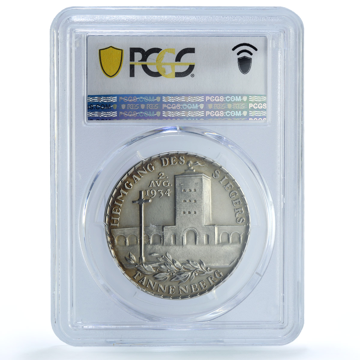 Germany Third Reich Hindenburg Tannenberg Kienast-499 SP 62 silver medal 1934