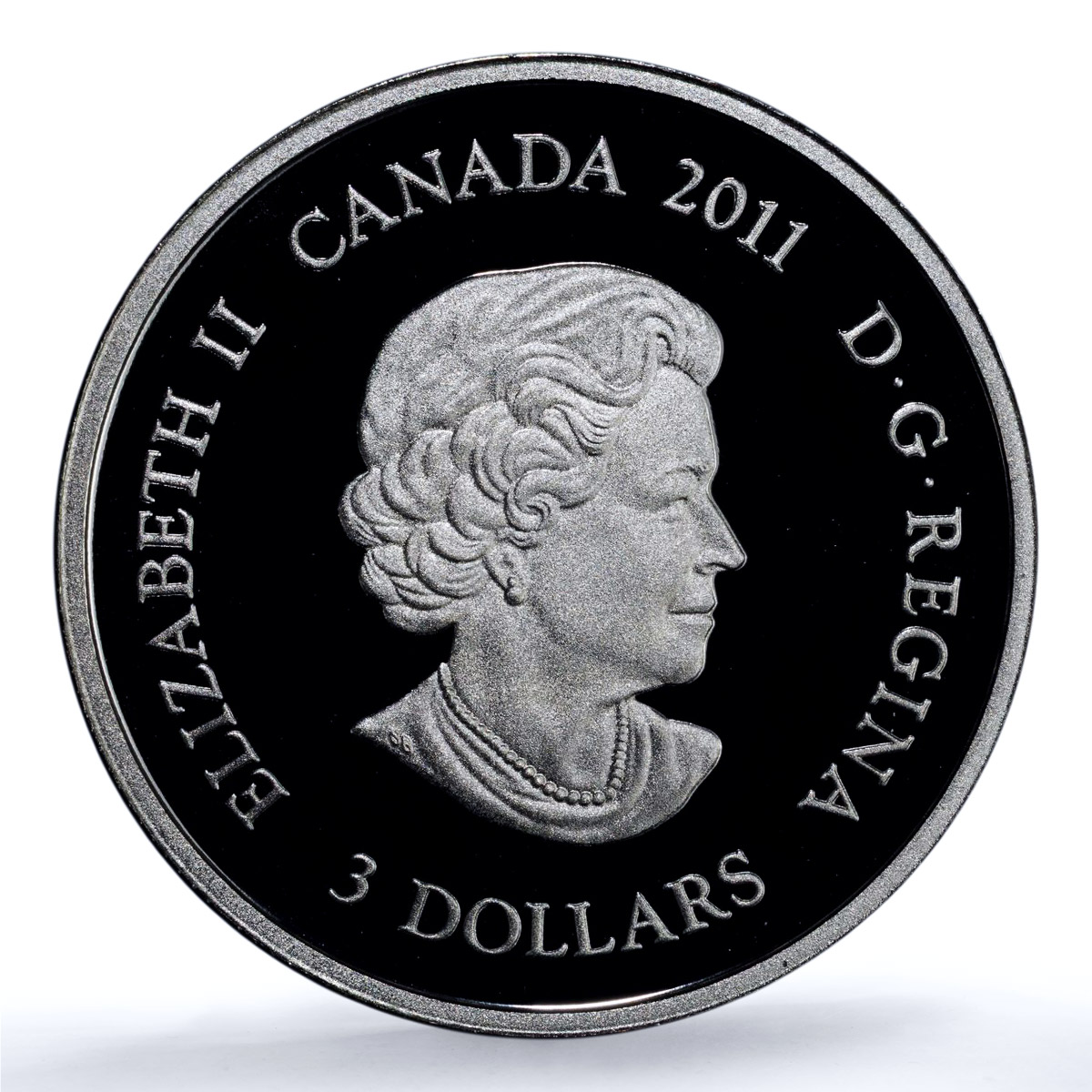 Canada 3 dollars August Peridot Birthstones PR 70 PCGS silver coin 2011