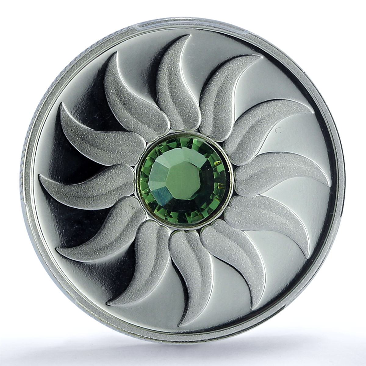 Canada 3 dollars August Peridot Birthstones PR 70 PCGS silver coin 2011