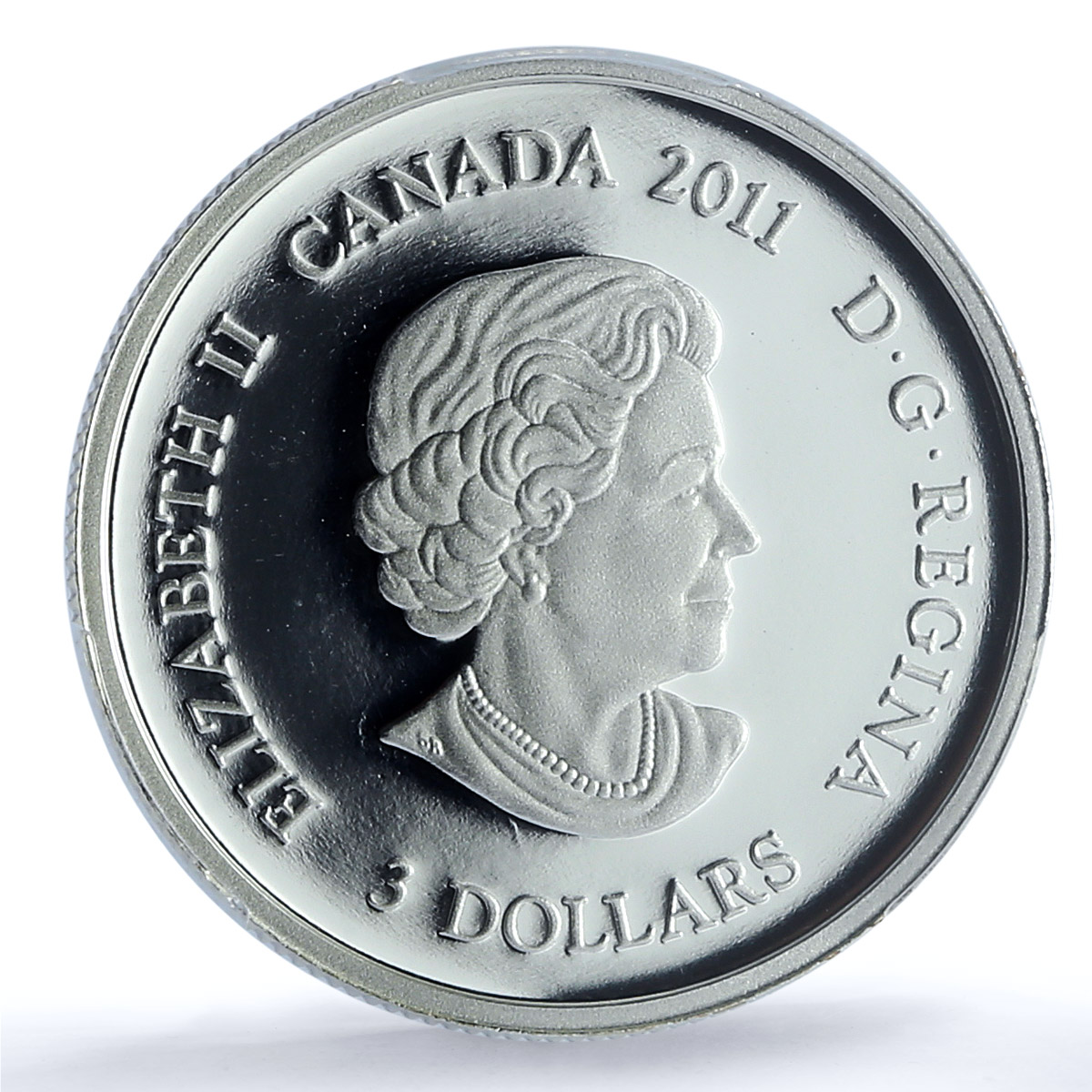 Canada 3 dollars July Ruby Birthstones PR 69 PCGS silver coin 2011