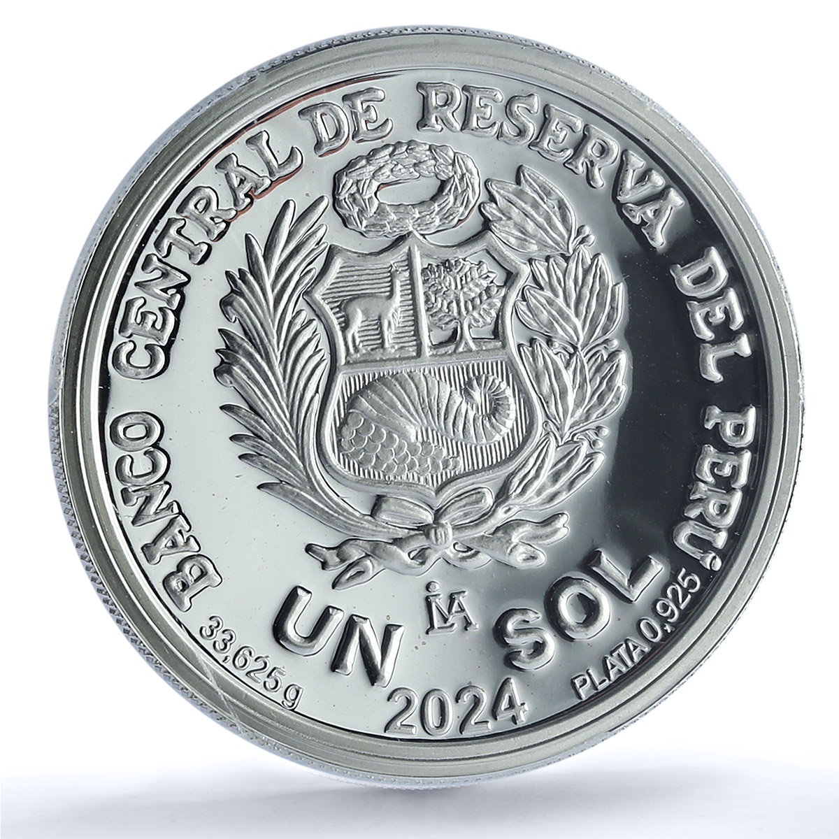 Peru 1 sol Antonio Raimondi KM-445 Science Explorer PR 68 PCGS silver coin 2024