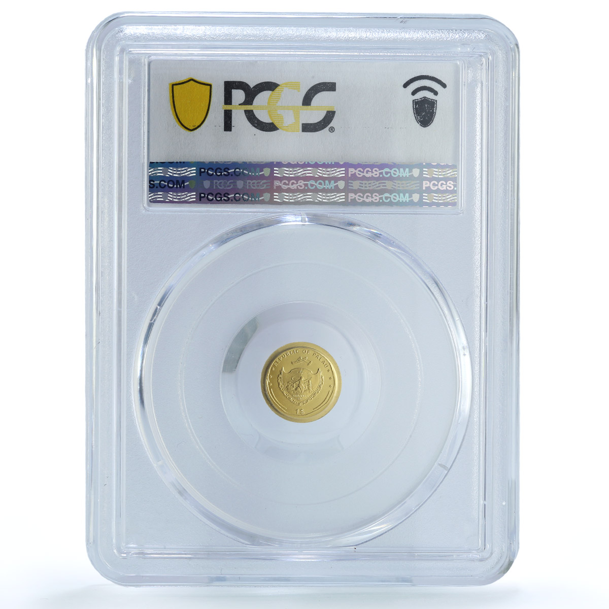 Palau 1 dollar Augustus Aureus Restrike KM-235 MS 70 PCGS gold coin 2009