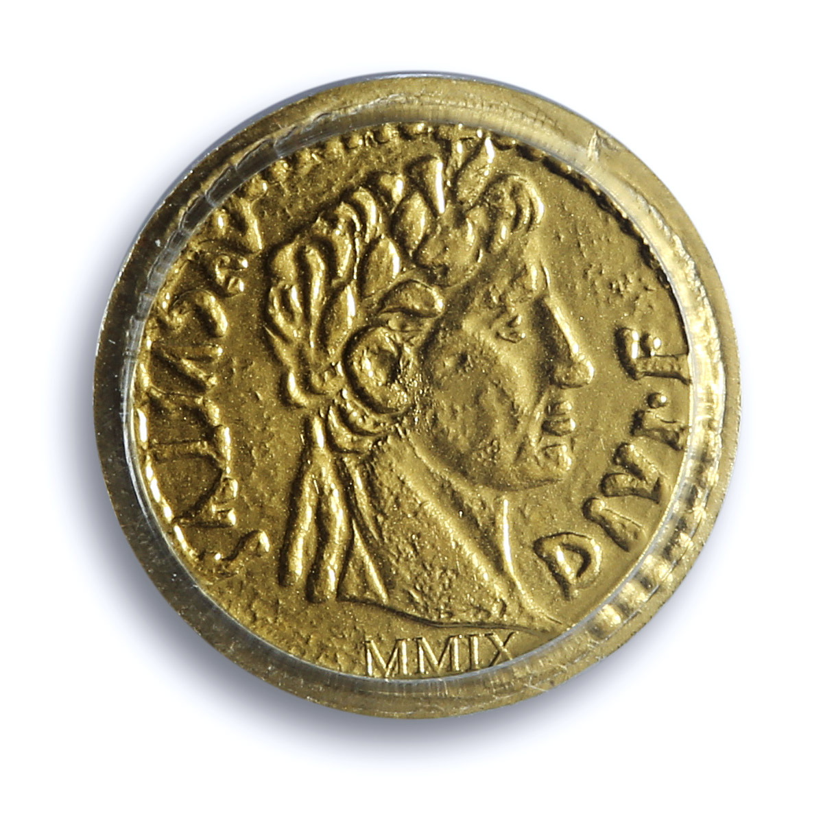 Palau 1 dollar Augustus Aureus Restrike KM-235 MS 70 PCGS gold coin 2009