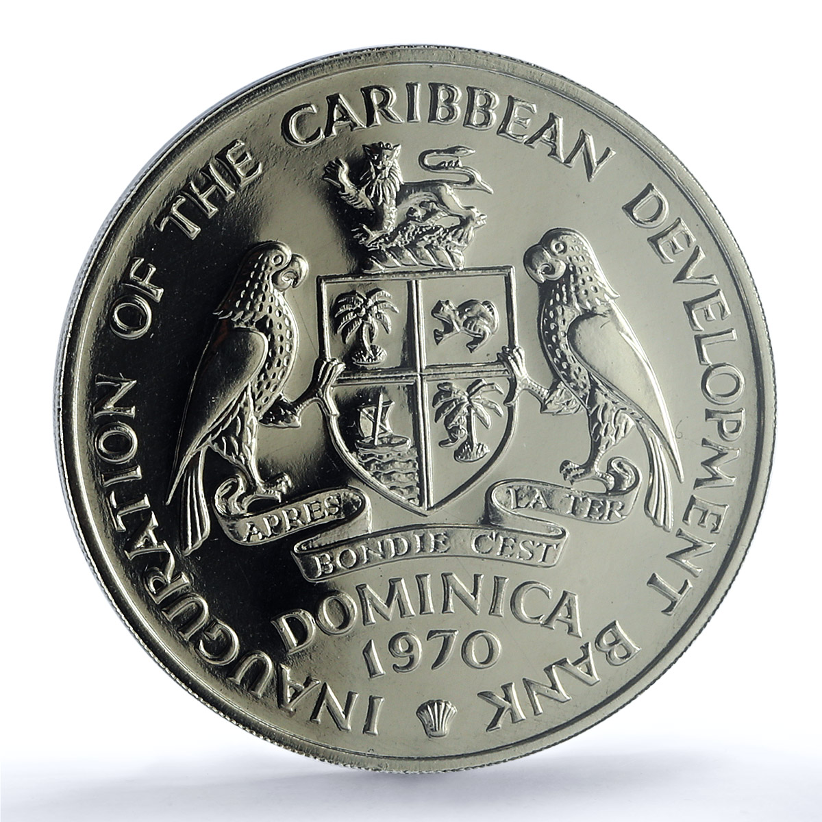 Dominica 4 dollars FAO KM-11 Food Day MS 67 PCGS CuNi coin 1970