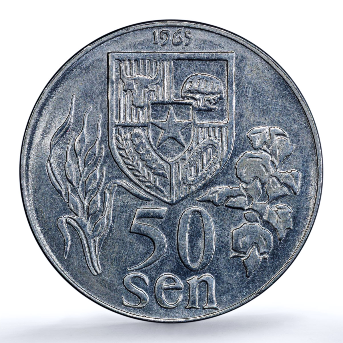 Indonesia 50 sen Irian Barat Pattern KM-Pn6 SP 64 PCGS aluminum coin 1962 - 1965