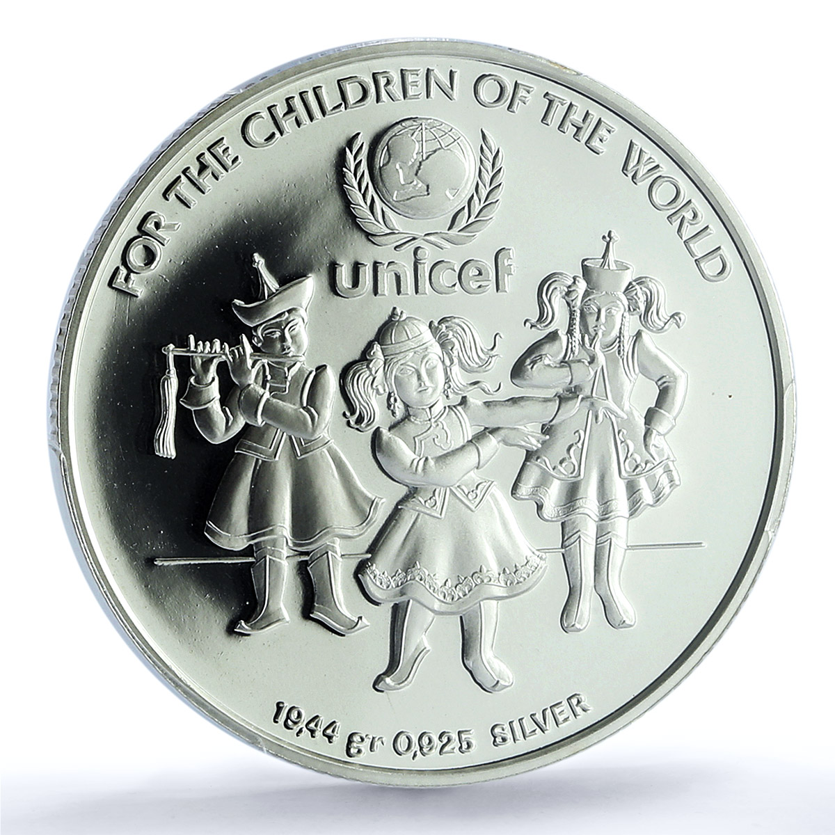 Mongolia 500 togrog Children of World KM-193 UNICEF PR 69 PCGS silver coin 1997 Mongolia 500 togrog Children of World KM-193 UNICEF PR 69 PCGS silver coin 1997