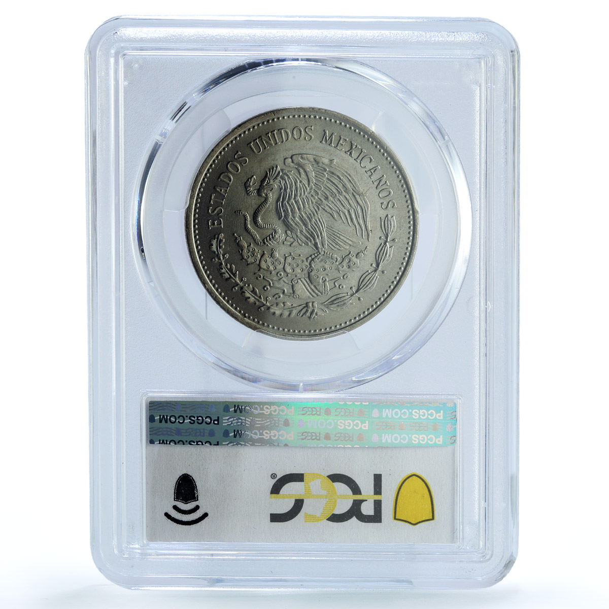 Mexico 5000 pesos Oil Industry KM-531 Monument MS 63 PCGS CuNi coin 1988