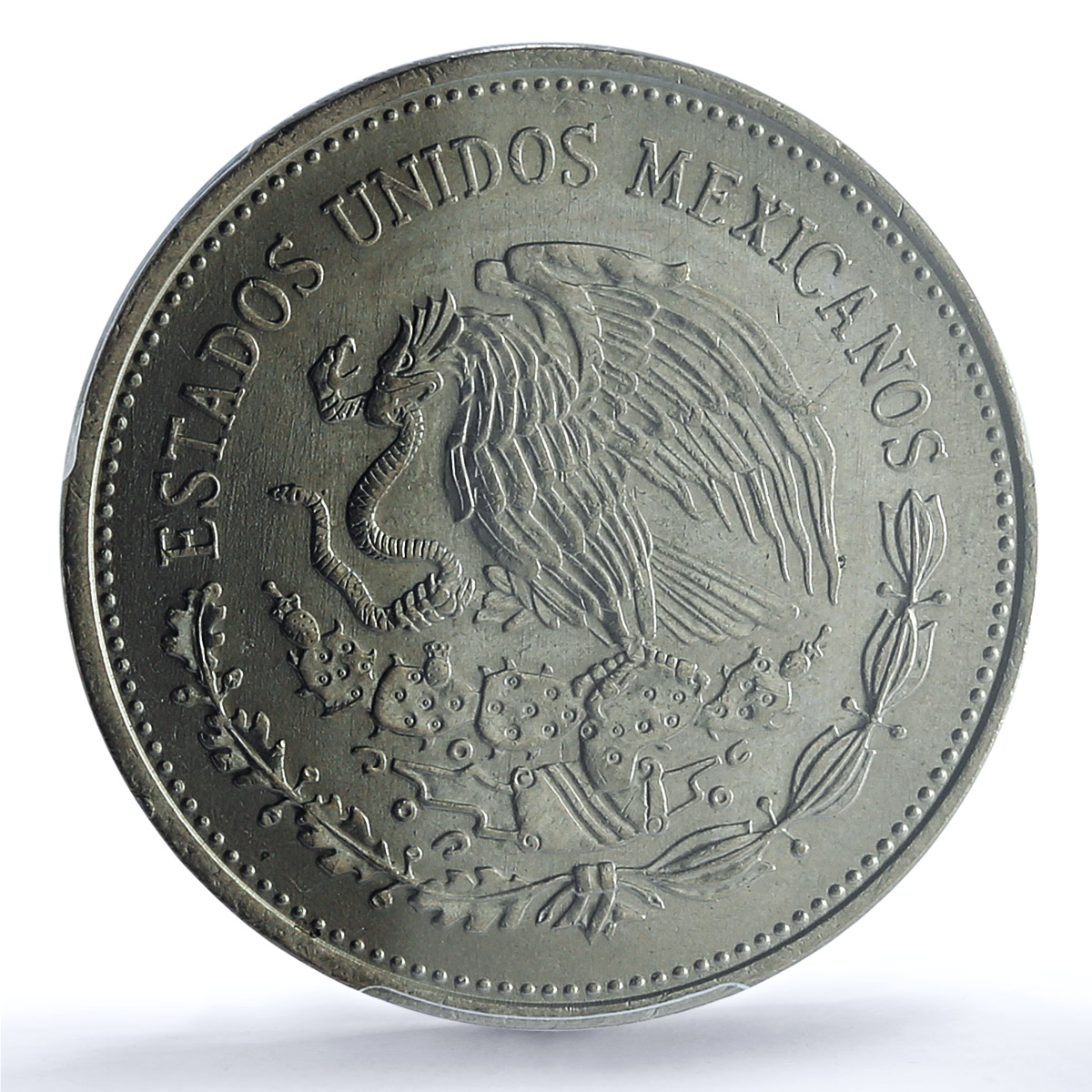 Mexico 5000 pesos Oil Industry KM-531 Monument MS 63 PCGS CuNi coin 1988