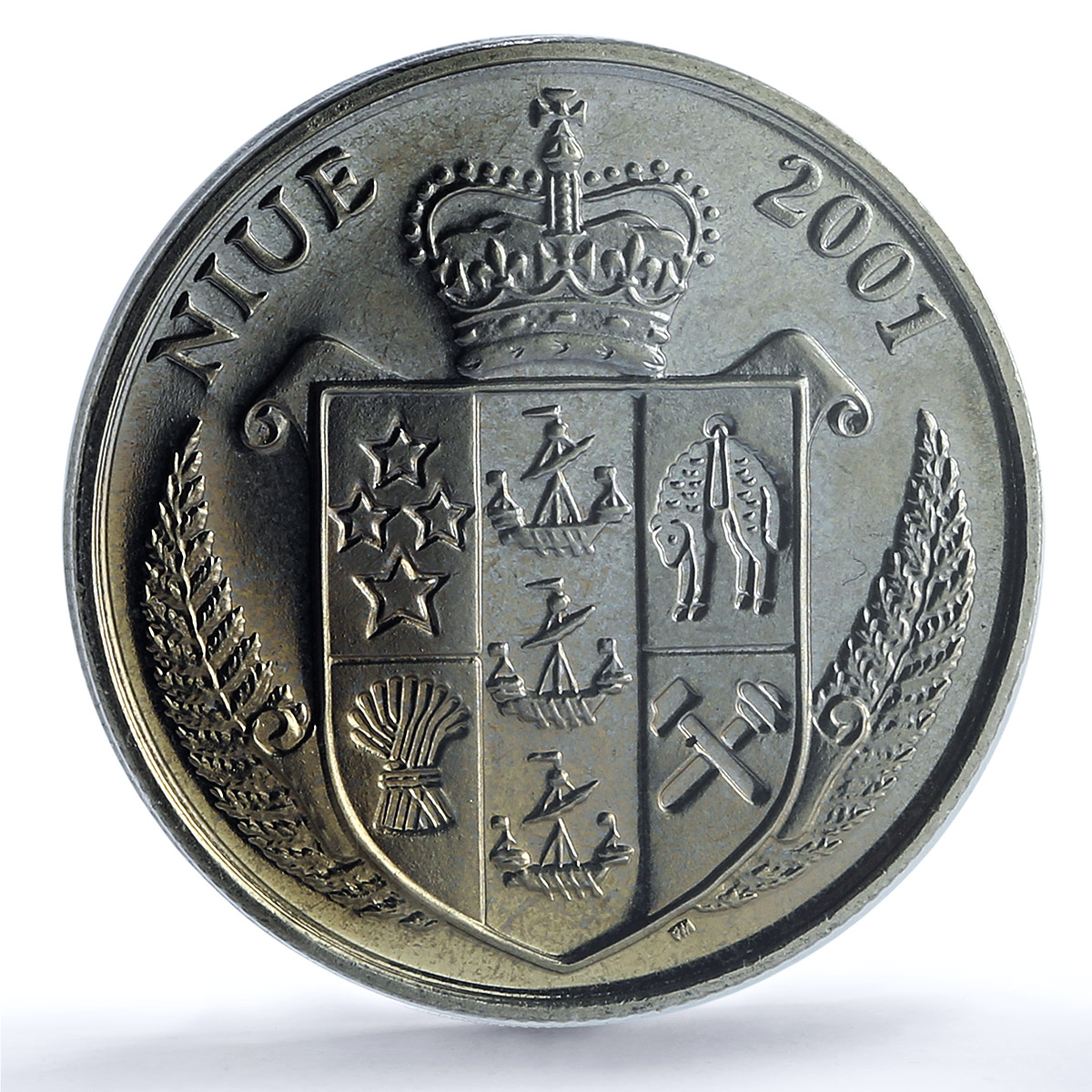 Niue 1 dollar Meowth KM-156 Pokemon Cartoon Cat MS 64 PCGS CuNi coin 2001