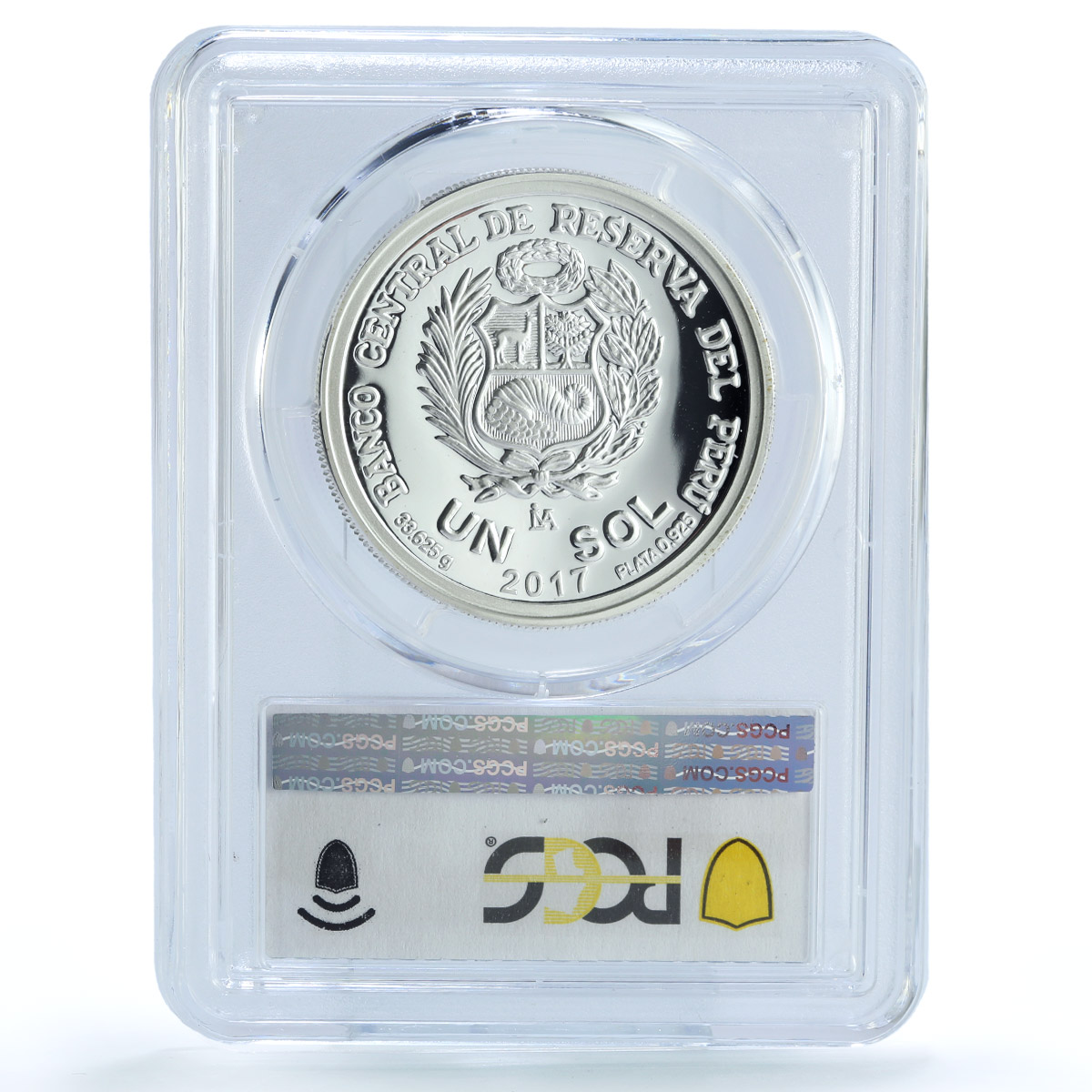 Peru 1 sol St. Rose of Lima KM-407 Anniversary PR 70 PCGS silver coin 2017 Peru 1 sol St. Rose of Lima KM-407 Anniversary PR 70 PCGS silver coin 2017