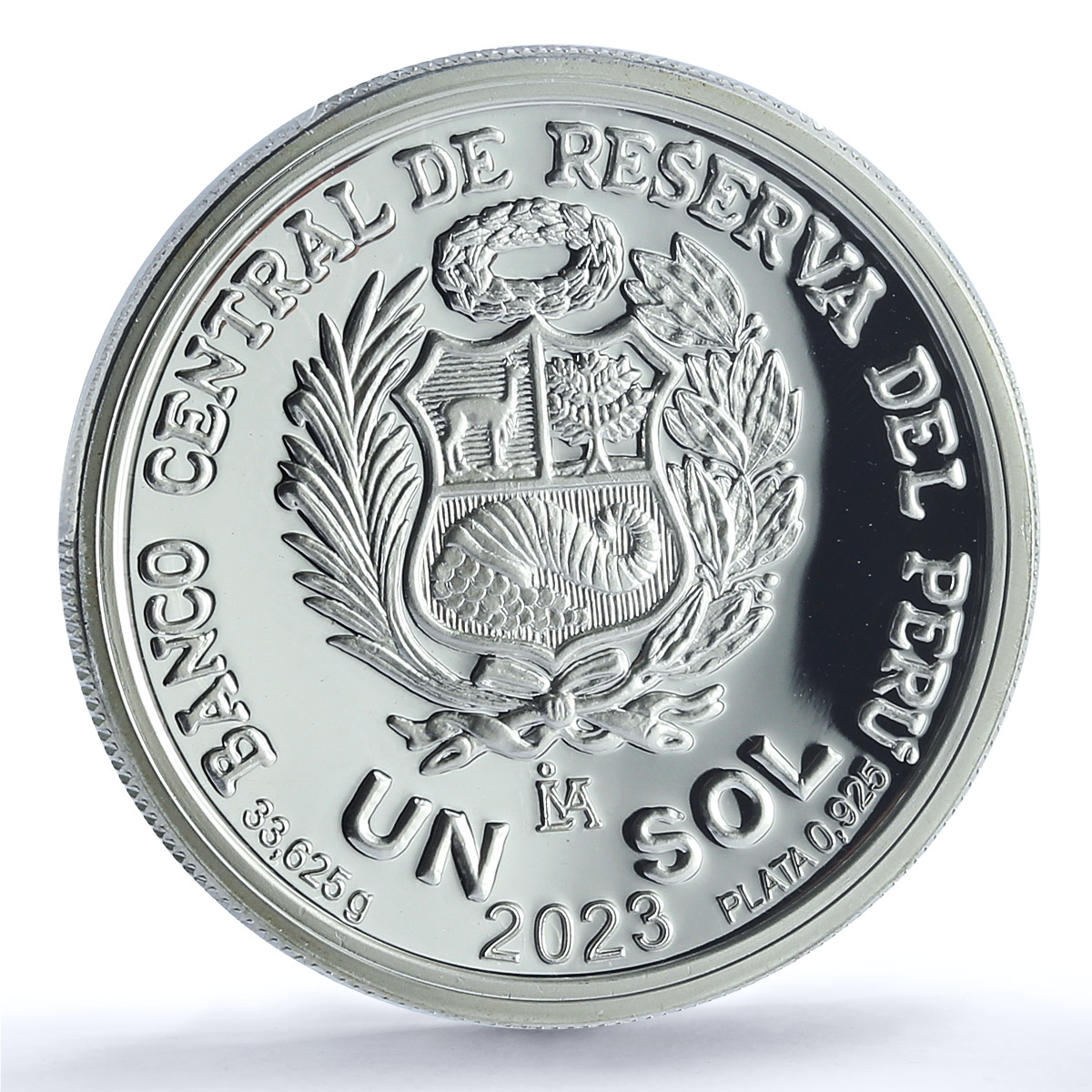 Peru 1 sol Japan Relations KM-441 Machu Picchu Fuji PR 70 PCGS silver coin 2023