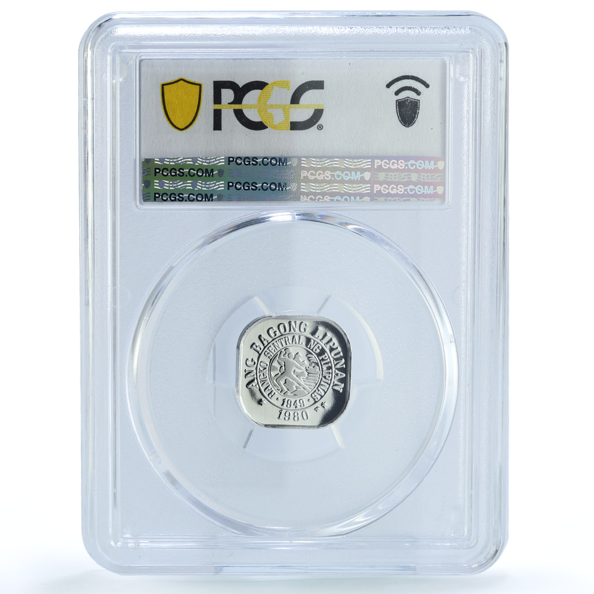 Philippines 1 sentimo Republic Lapu Lapu KM-224 PR 69 PCGS aluminum coin 1980 Philippines 1 sentimo Republic Lapu Lapu KM-224 PR 69 PCGS aluminum coin 1980