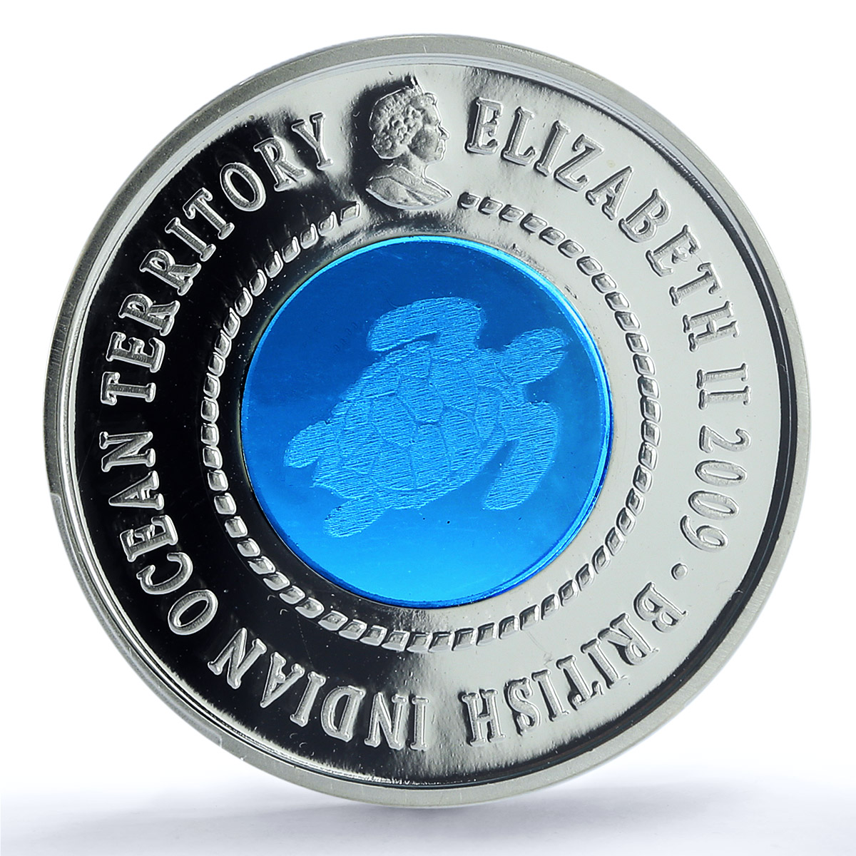 British Indian Ocean Territory 2 pounds Turtle KM-2 PR 69 PCGS silver coin 2009 British Indian Ocean Territory 2 pounds Turtle KM-2 PR 69 PCGS silver coin 2009
