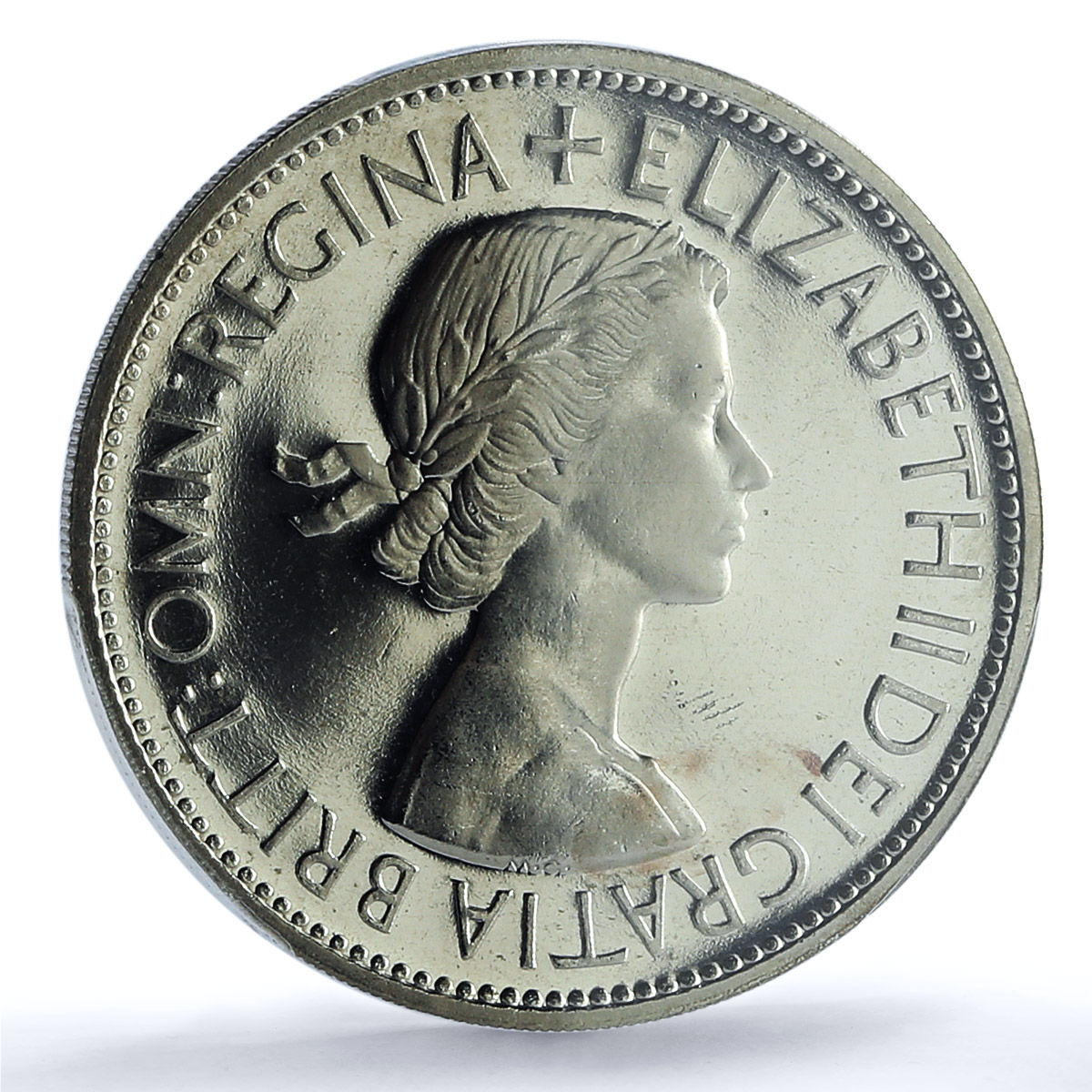 Great Britain 1/2 crown Elizabeth II KM-893 S- 4137 PR 65 PCGS CuNi coin 1953