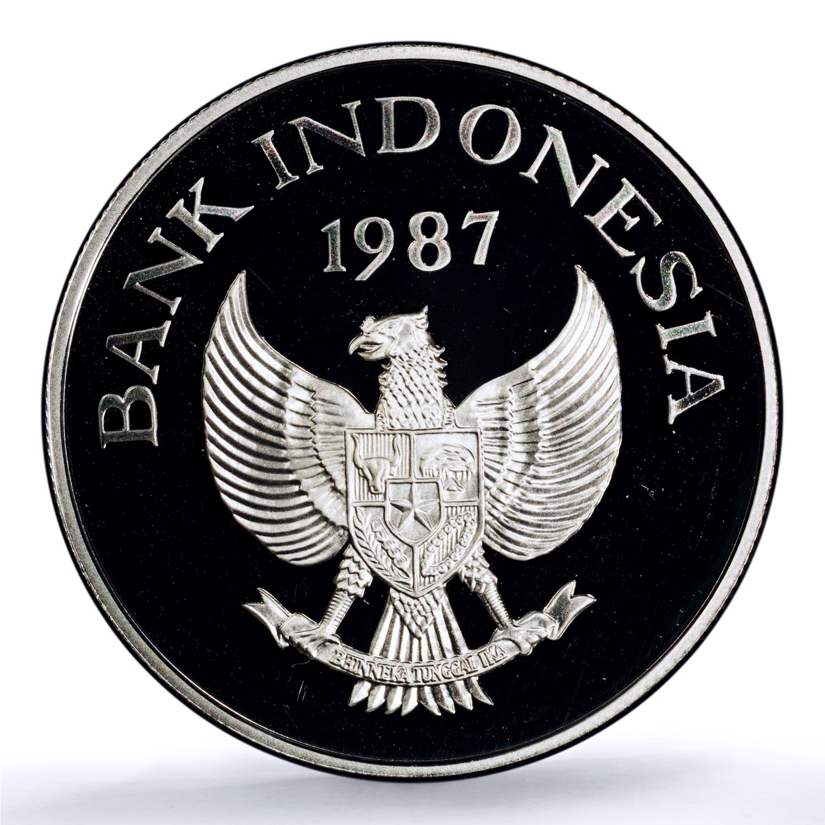 Indonesia 10000 rupiah Babi Rusa KM-45 Wildlife Pig PR 69 PCGS silver coin 1987 Indonesia 10000 rupiah Babi Rusa KM-45 Wildlife Pig PR 69 PCGS silver coin 1987