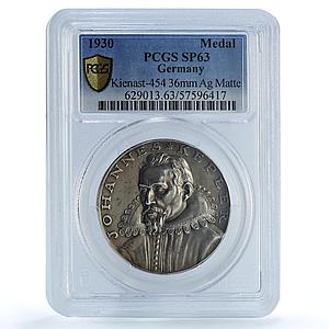 Germany Weimar Johannes Kepler Goetz Kienast-454 SP 63 PCGS silver medal 1930